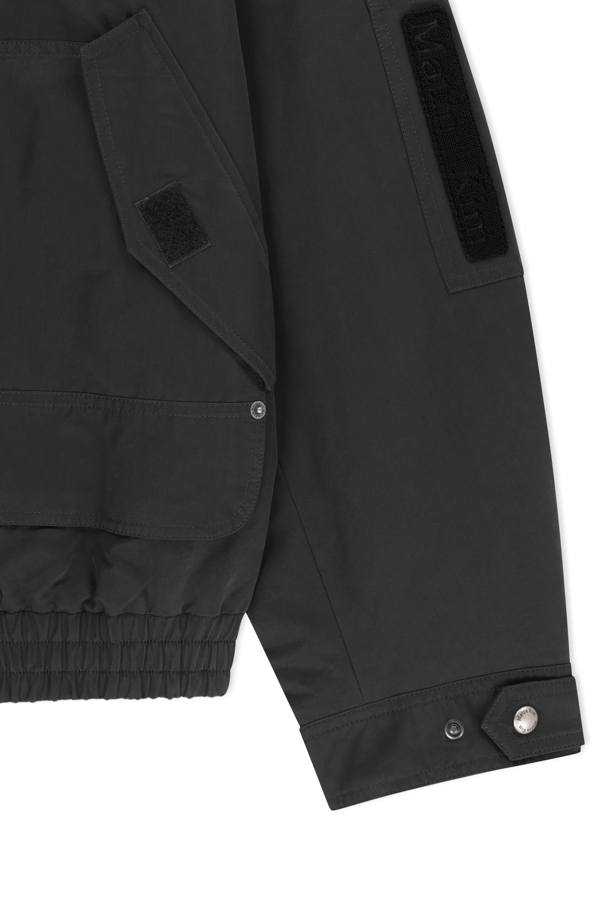 Matin Kim - Buckle High Neck Utility Jumper (Charcoal) product image 4 | TRAB K-Fashion Australia
