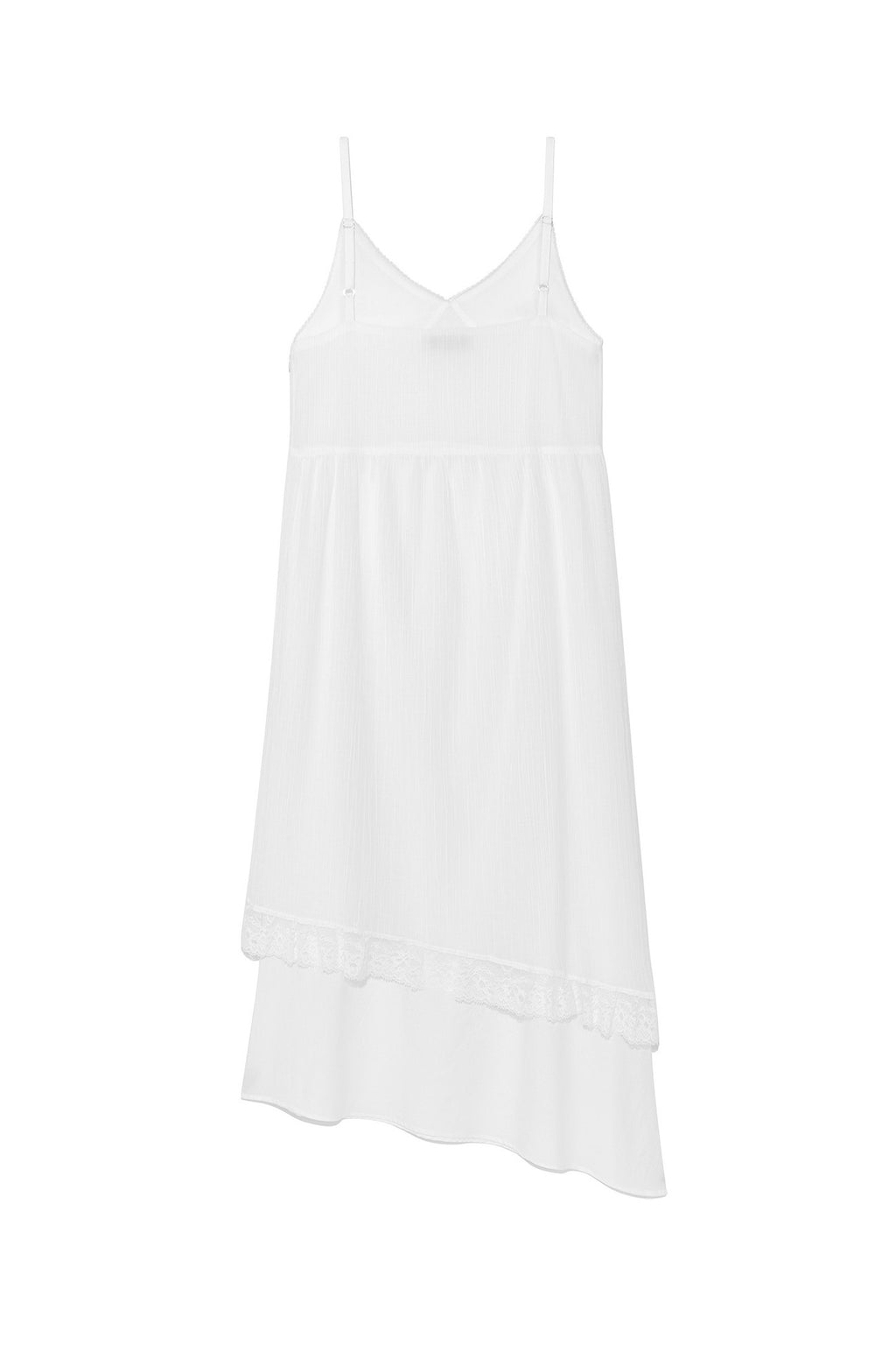Deinet - [yoon Soap X Deinet] Lace Shirred Dress (White) product image 2 | TRAB K-Fashion Australia