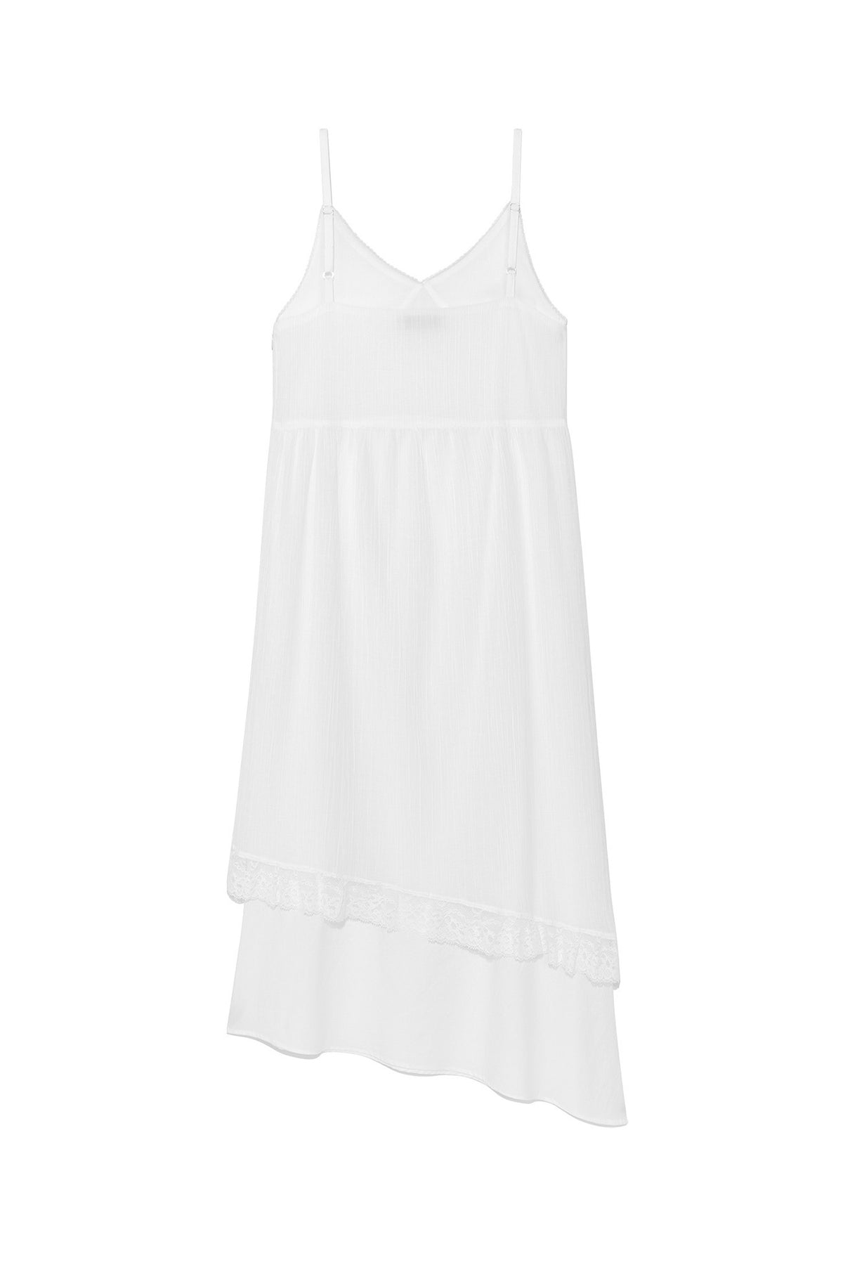 Deinet - [yoon Soap X Deinet] Lace Shirred Dress (White) product image 2 | TRAB K-Fashion Australia