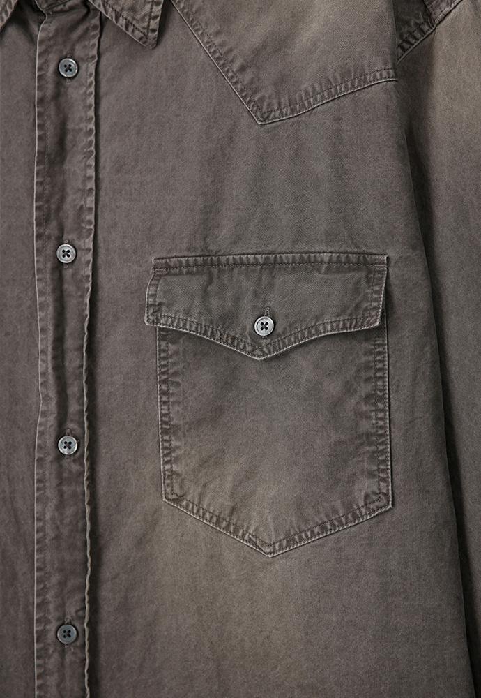 Art if acts - Vintage Western Shirt (Moss Grey) product image 14 | TRAB K-Fashion Australia