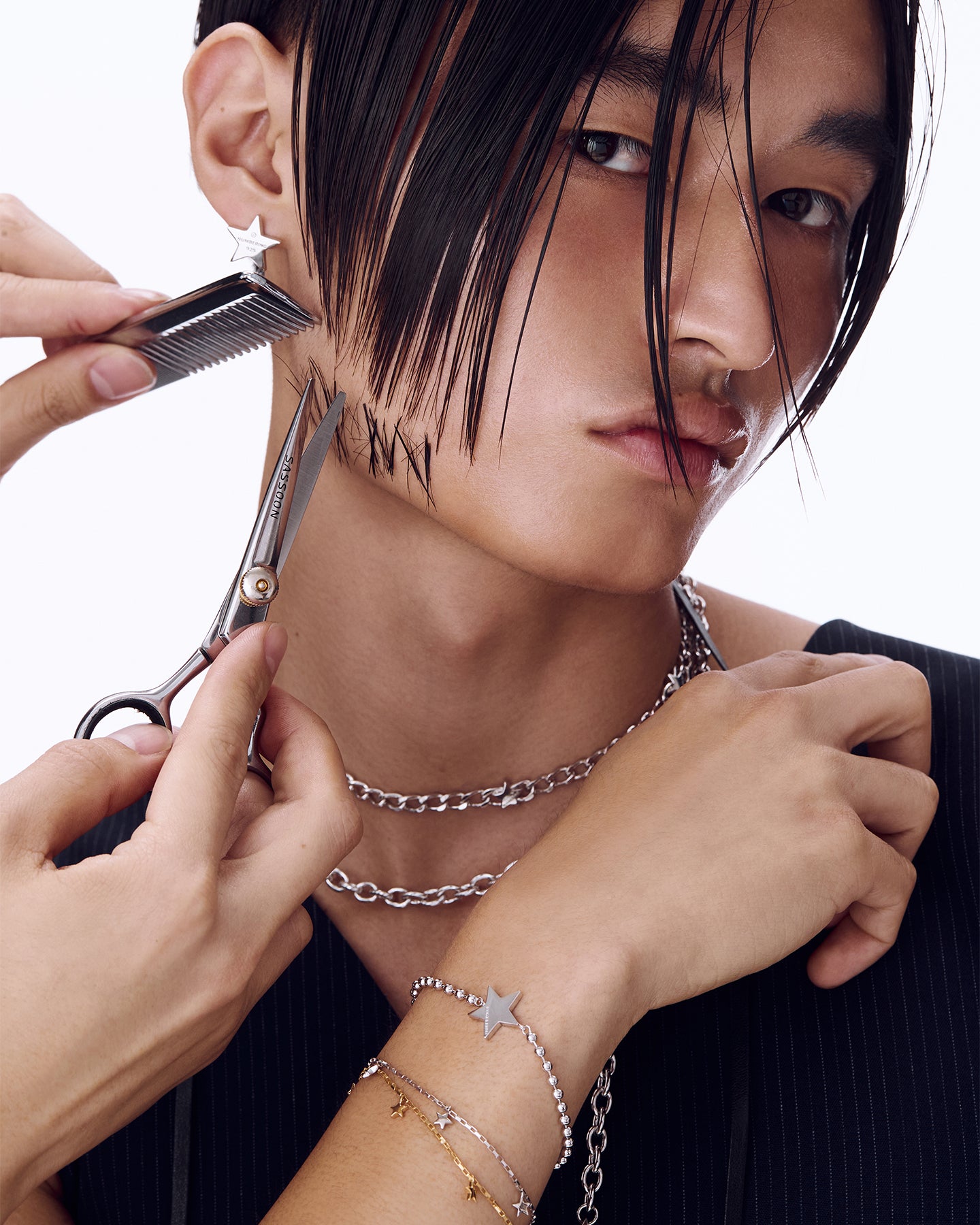 Numbering - Star Ball Chain Bracelet #5931 product image 3 | TRAB K-Fashion Australia