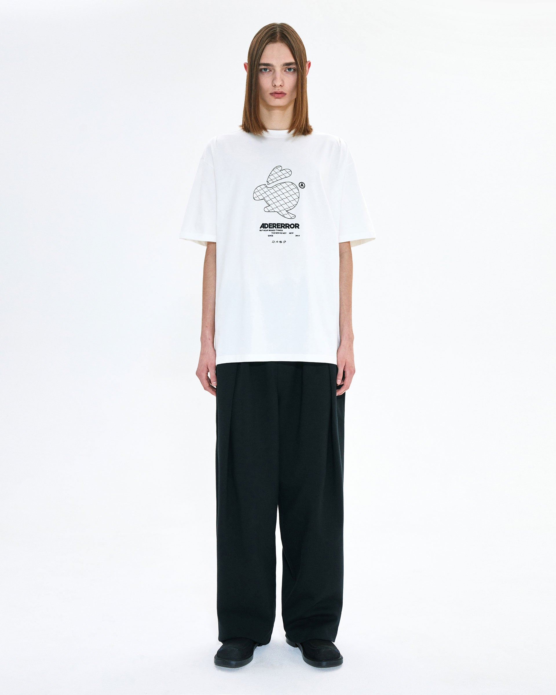 Ader Error - Twinny logo t-shirt (Off white) product image 3 | TRAB K-Fashion Australia