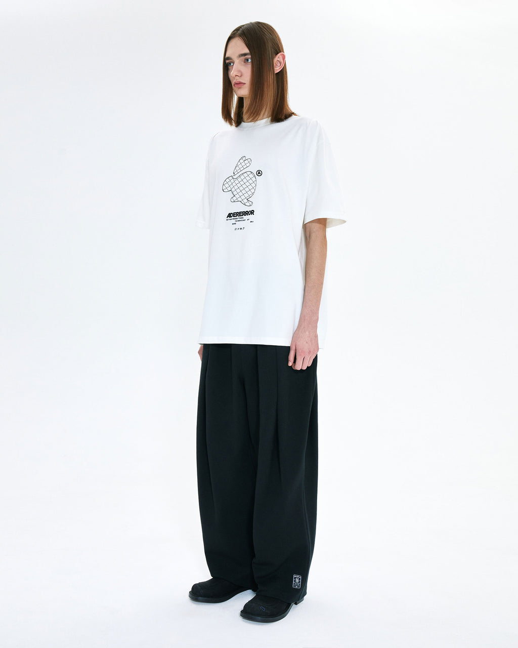 Ader Error - Twinny logo t-shirt (Off white) product image 4 | TRAB K-Fashion Australia