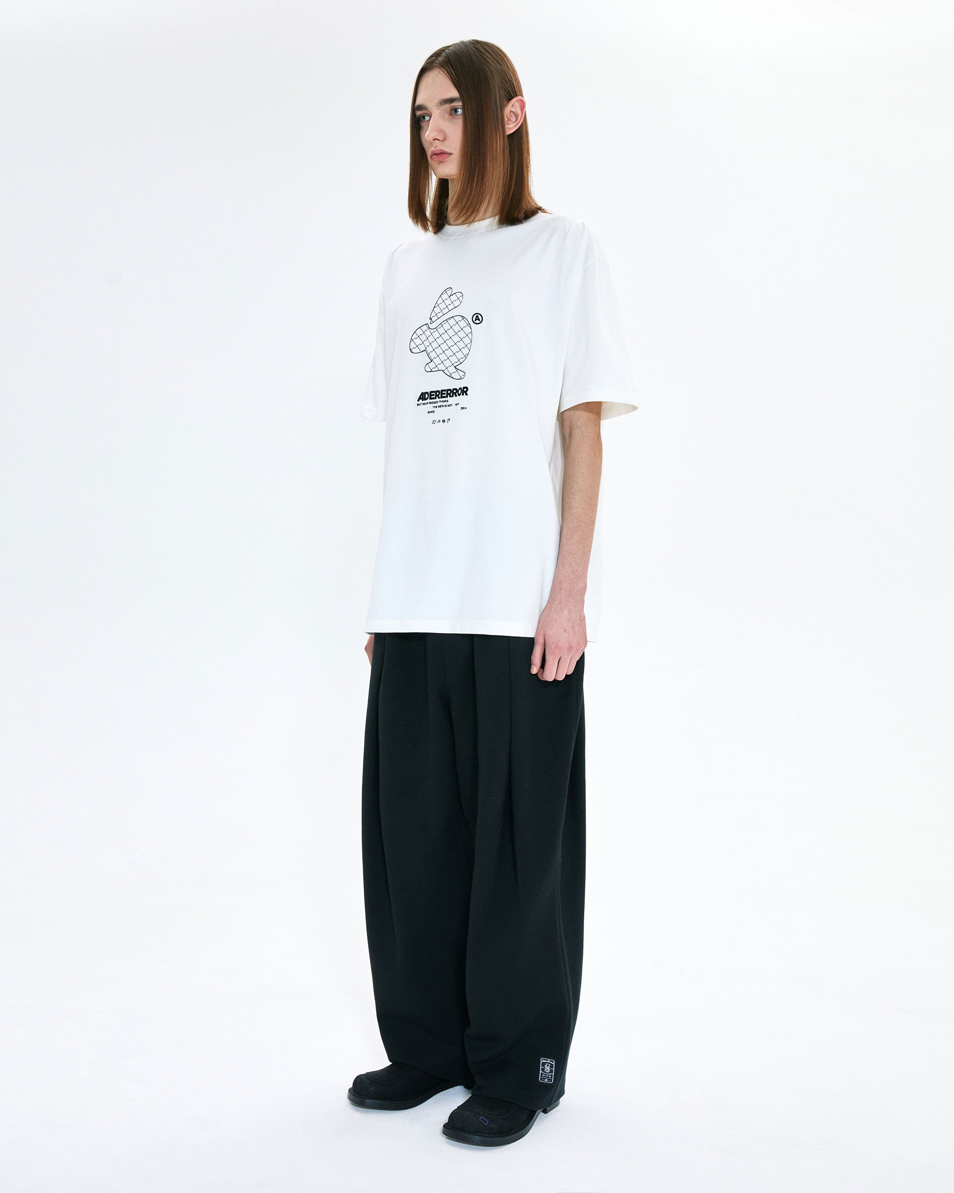Ader Error - Twinny logo t-shirt (Off white) product image 4 | TRAB K-Fashion Australia
