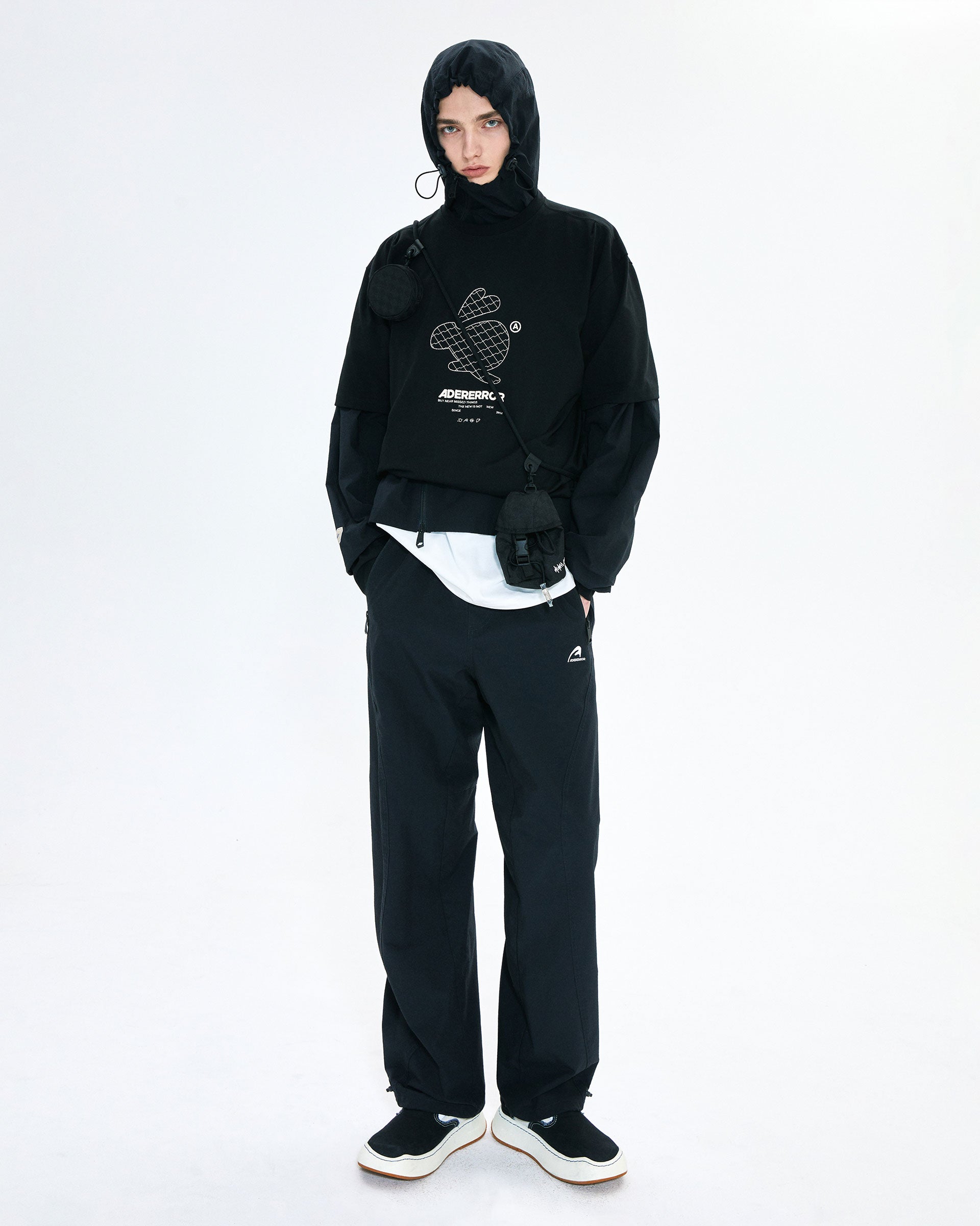 Ader Error - Twinny logo t-shirt (Noir) product image 3 | TRAB K-Fashion Australia