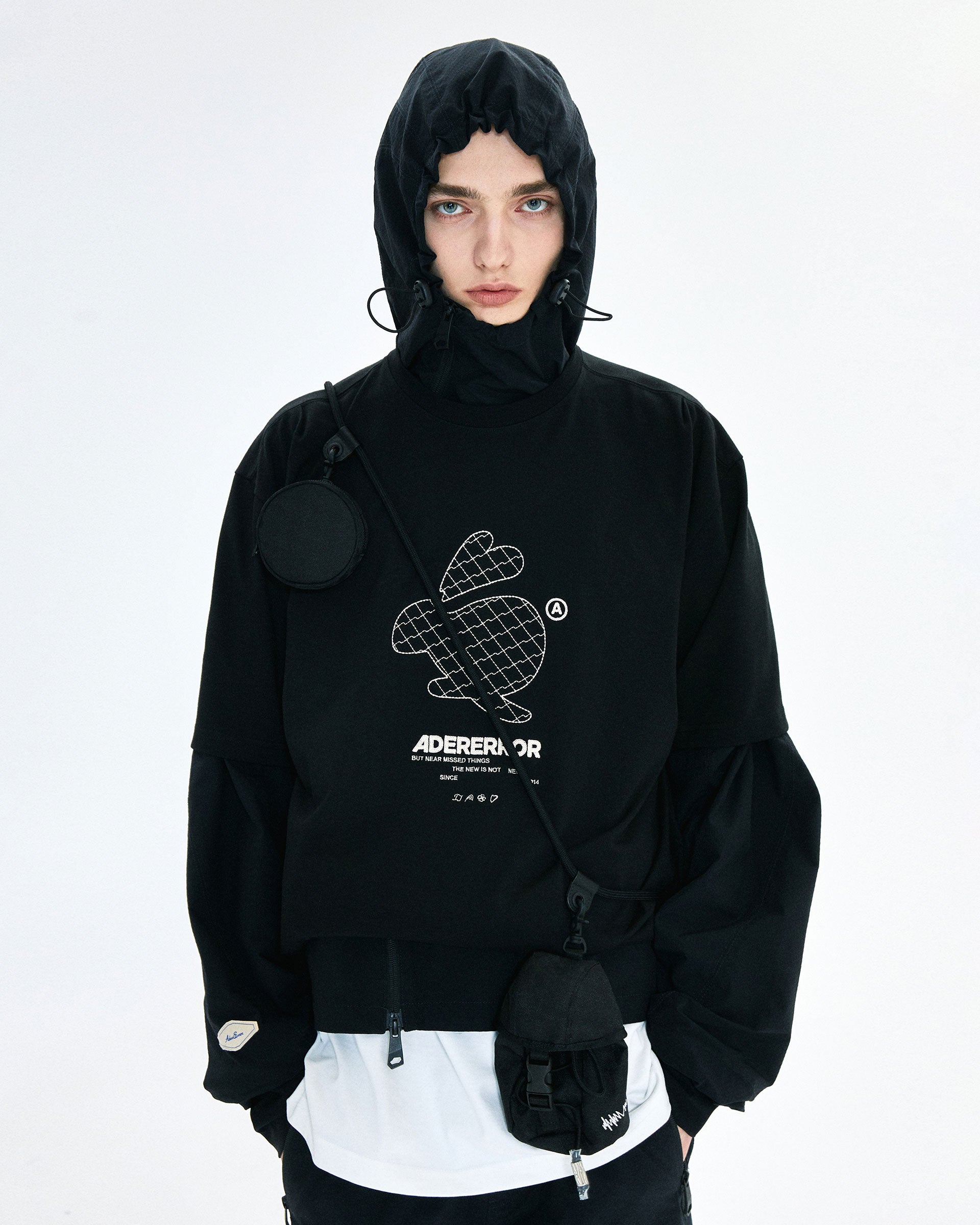 Ader Error - Twinny logo t-shirt (Noir) product image 4 | TRAB K-Fashion Australia