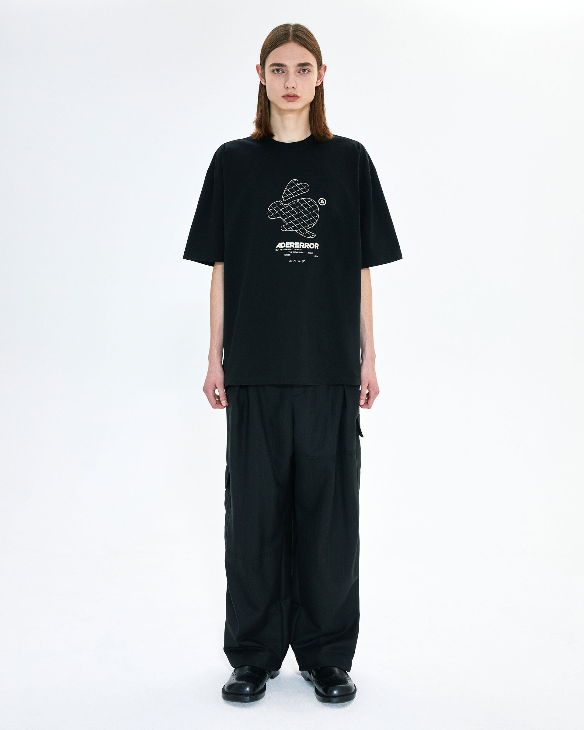 Ader Error - Twinny logo t-shirt (Noir) product image 5 | TRAB K-Fashion Australia