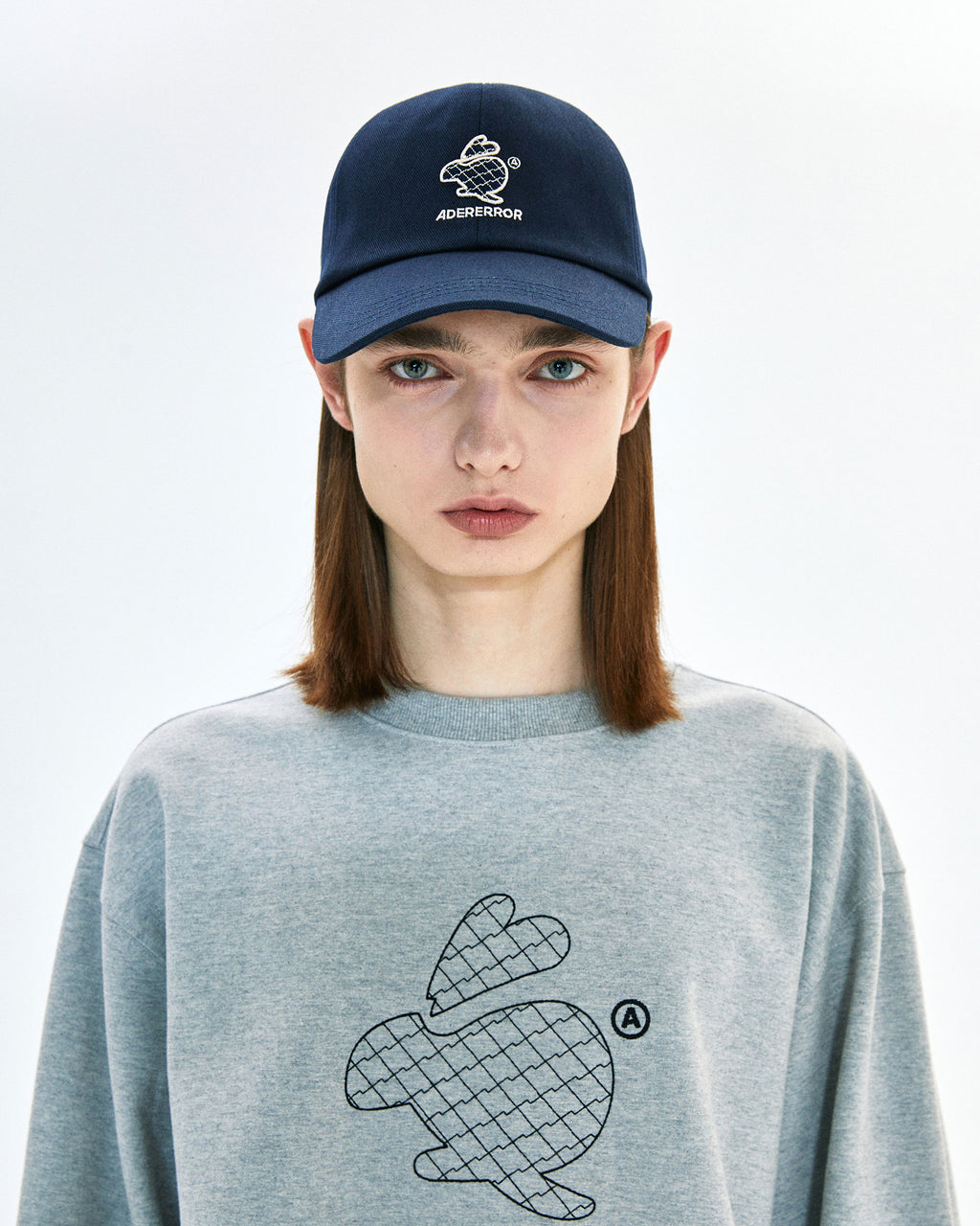 Ader Error - Twinny logo cap (Navy) product image 5 | TRAB K-Fashion Australia