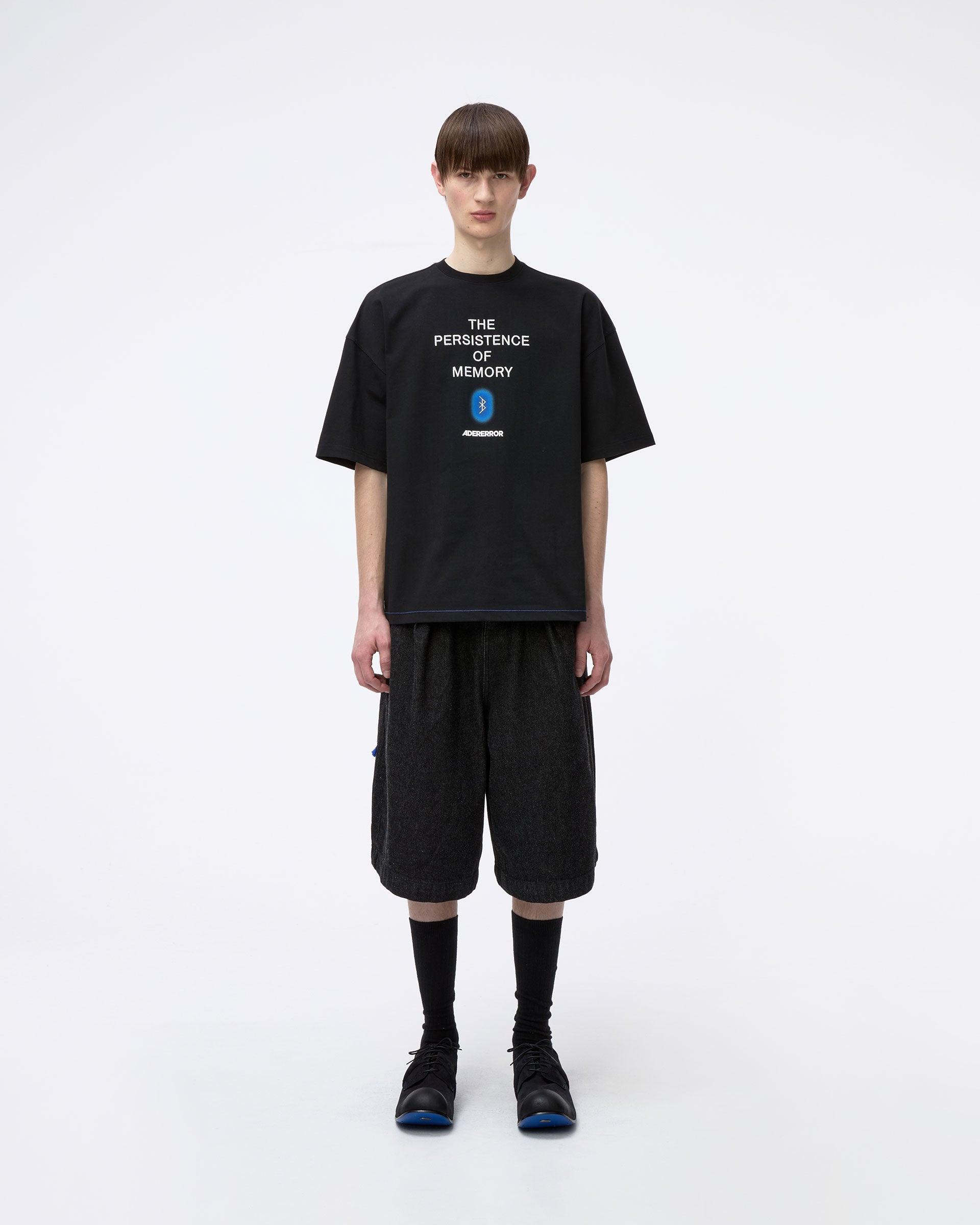 Ader Error - Blue net T-shirt Product. 49 (Noir) product image 2 | TRAB K-Fashion Australia