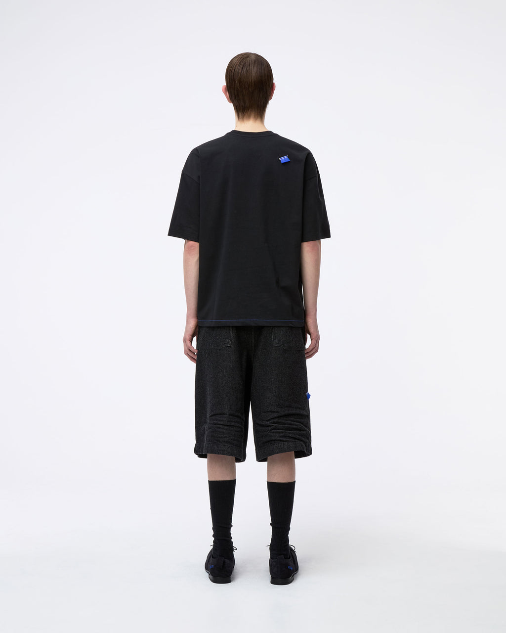 Ader Error - Blue net T-shirt Product. 49 (Noir) product image 3 | TRAB K-Fashion Australia