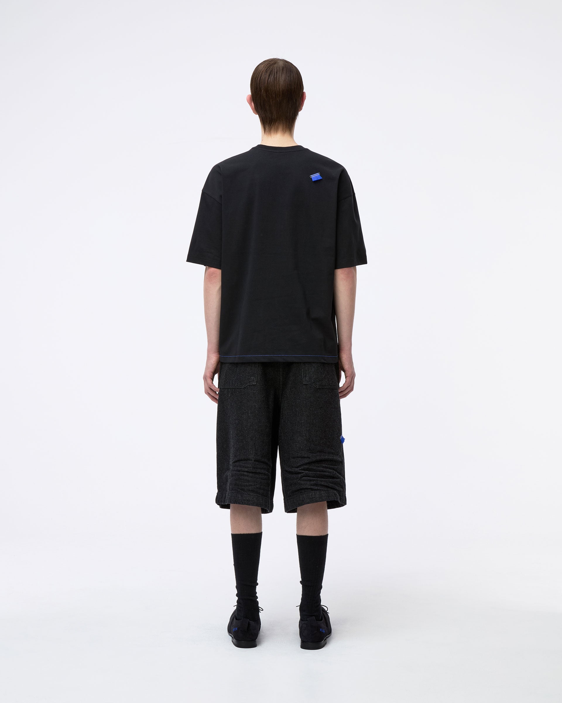Ader Error - Blue net T-shirt Product. 49 (Noir) product image 3 | TRAB K-Fashion Australia