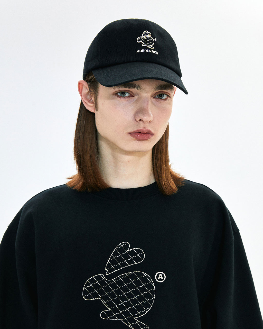 Ader Error - Twinny logo cap (Noir) product image 5 | TRAB K-Fashion Australia