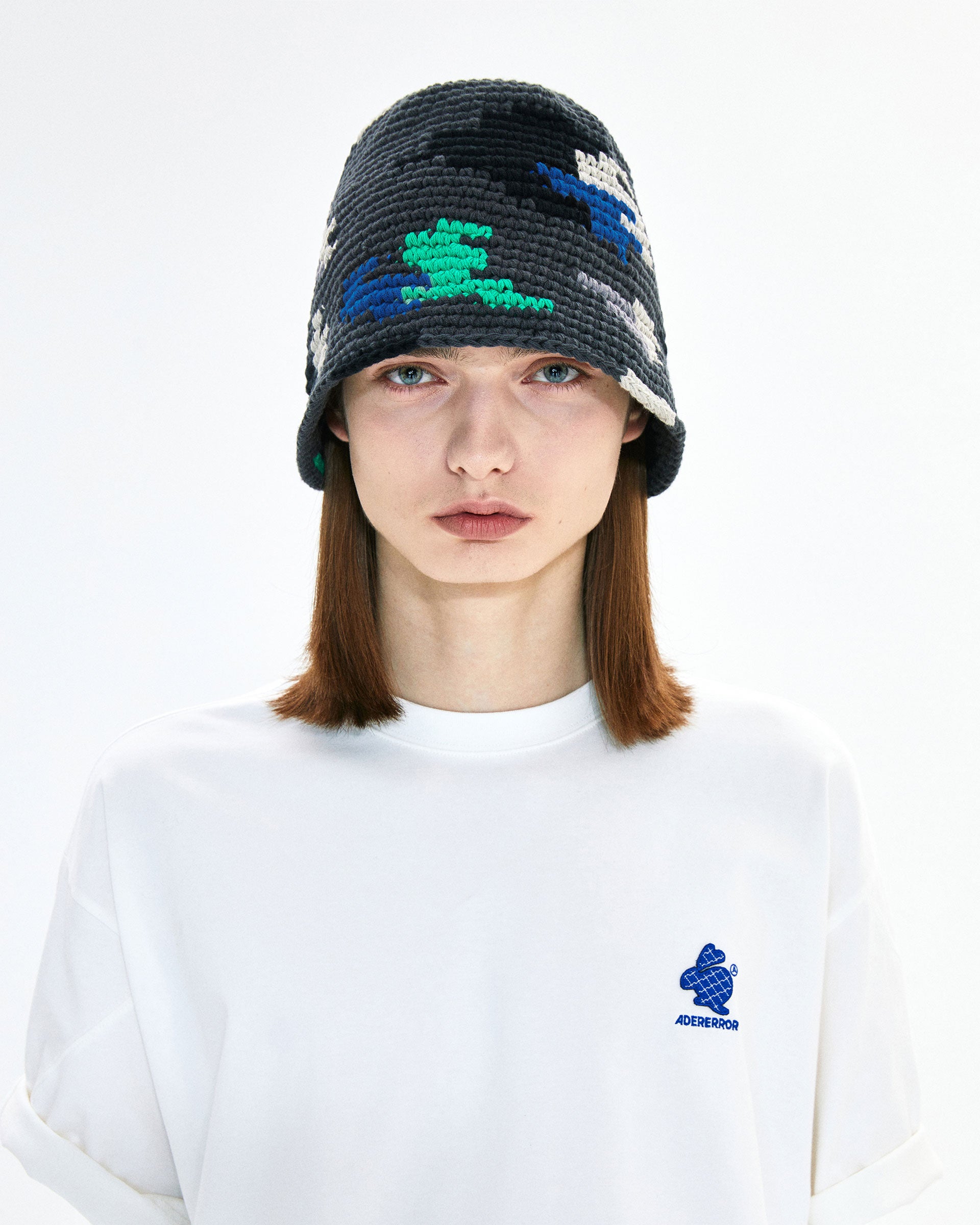 Ader Error - Liff bucket hat (Grey) product image 3 | TRAB K-Fashion Australia