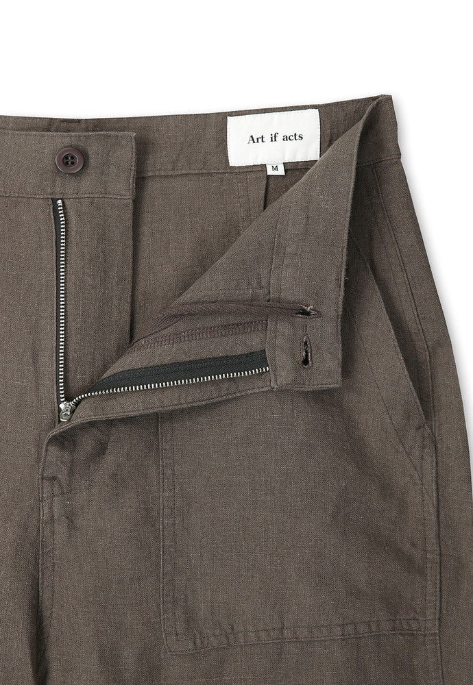 Art if acts - Linen Parachute Pants (Wood) product image 10 | TRAB K-Fashion Australia