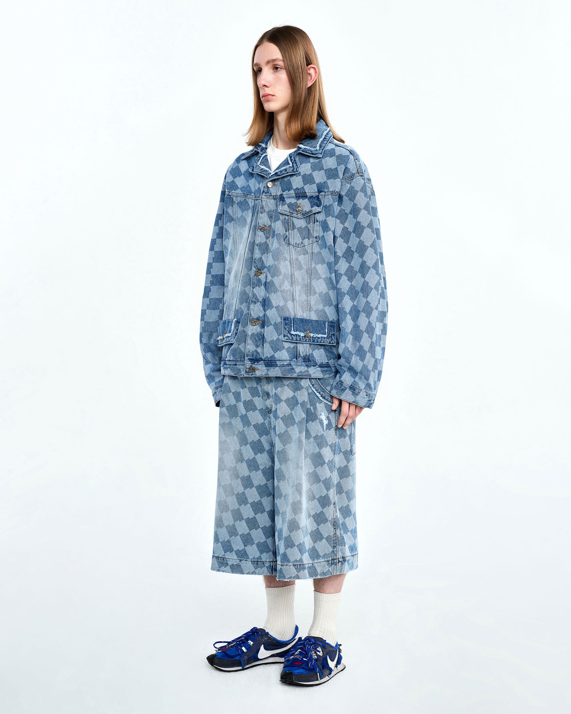 Ader Error - Tenit trucker jacket (Blue) product image 7 | TRAB K-Fashion Australia