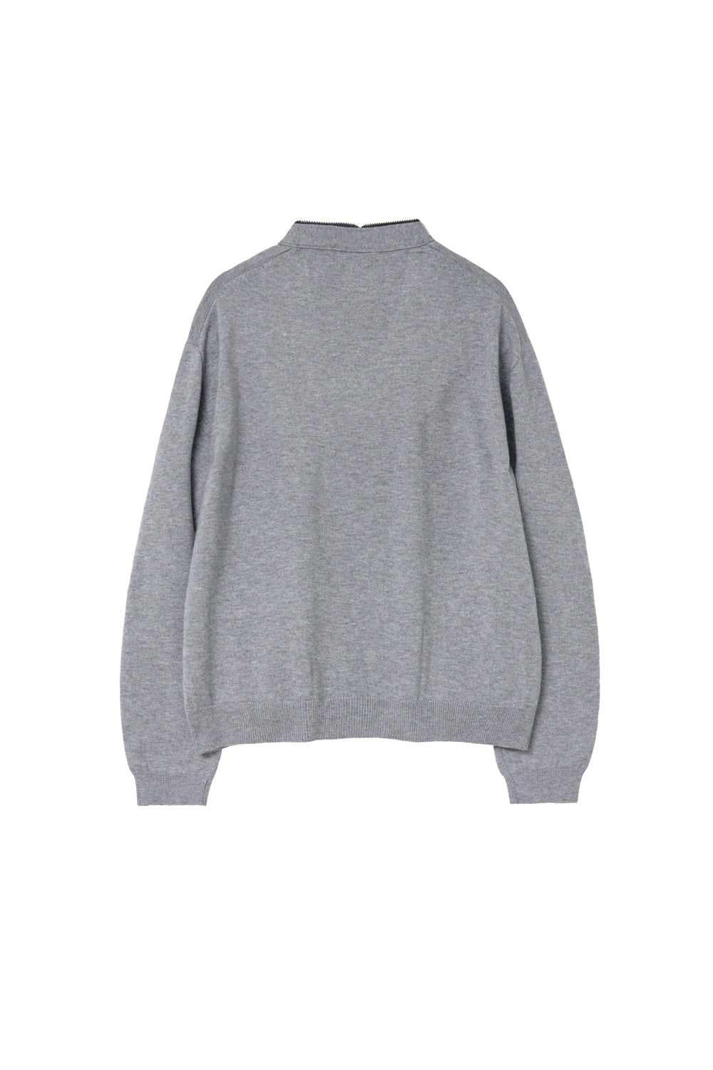 Hatchingroom - Zip Cardigan (Grey) product image 2 | TRAB K-Fashion Australia