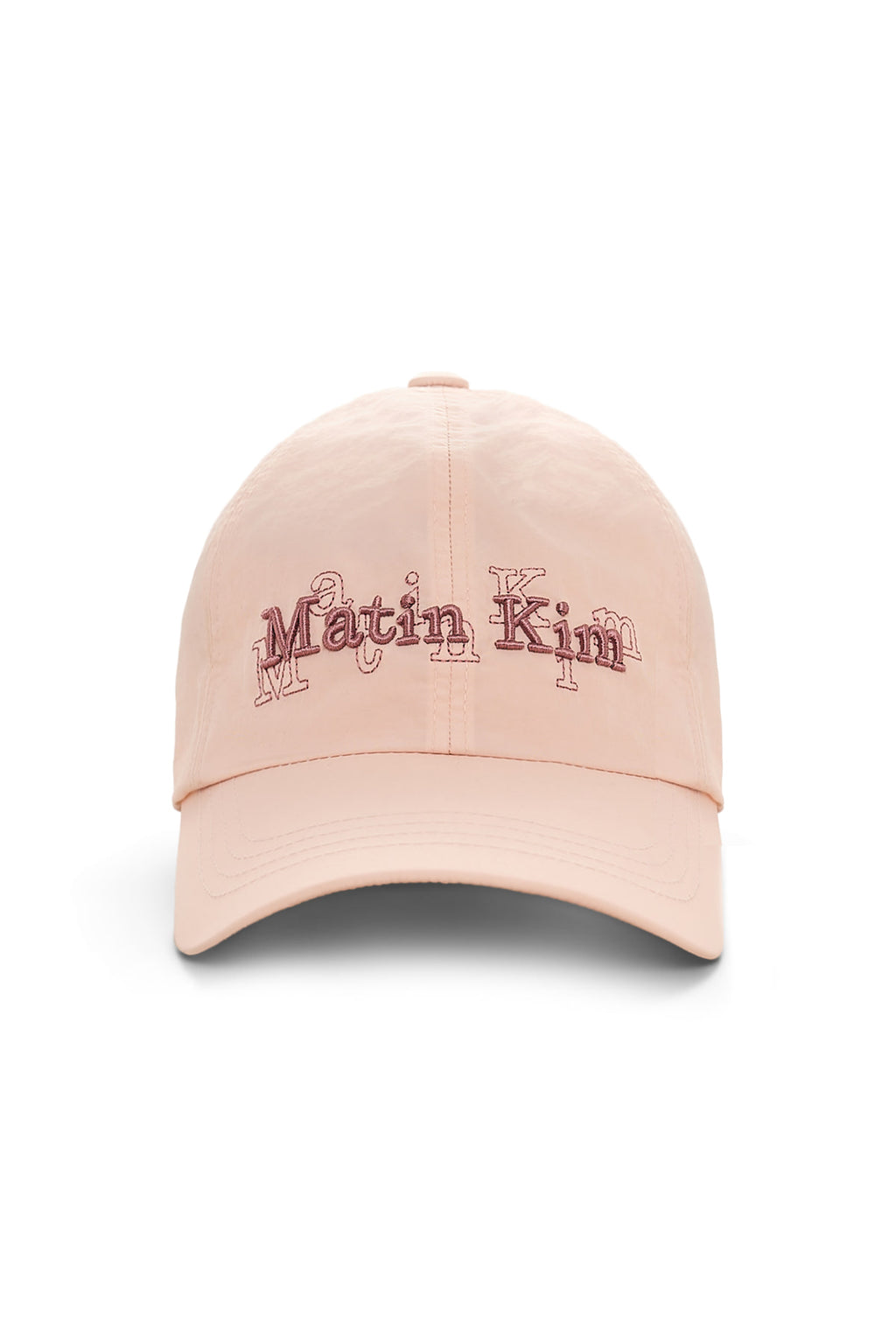 Matin Kim - Overlay Logo Ball Cap (Pink) product image 1 | TRAB K-Fashion Australia