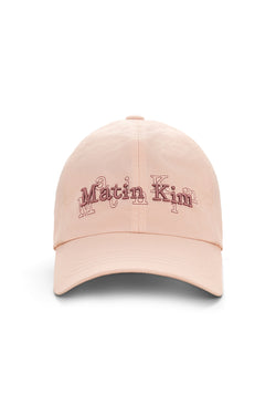 Matin Kim - Overlay Logo Ball Cap (Pink) product image 1 | TRAB K-Fashion Australia