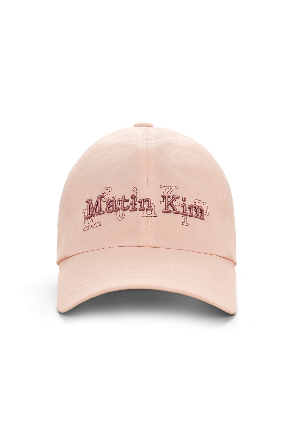 Matin Kim - Overlay Logo Ball Cap (Pink) product image 1 | TRAB K-Fashion Australia