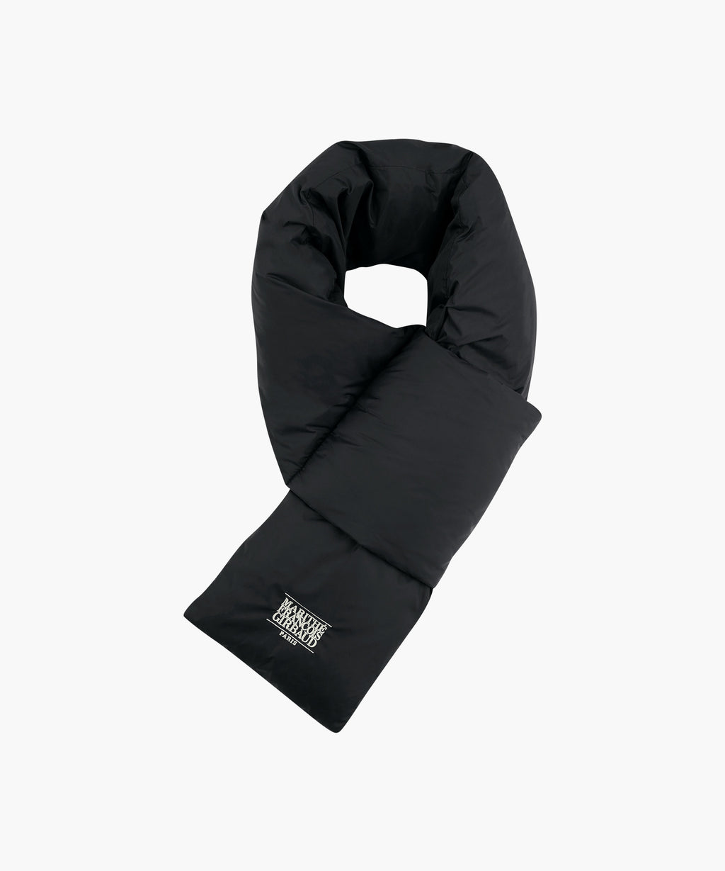 Marithe & Francois Girbaud - Classic Logo Padding Muffler (Black) product image 6 | TRAB K-Fashion Australia