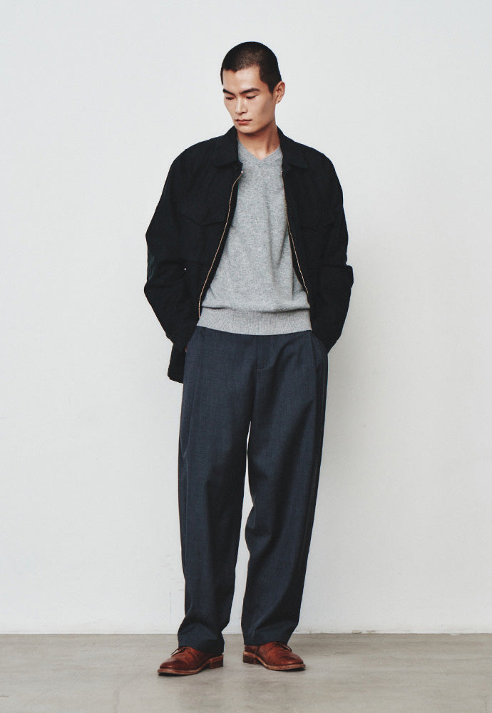 Art if acts - Back satin Garment Field Jacket (Vintage Black) product image 4 | TRAB K-Fashion Australia