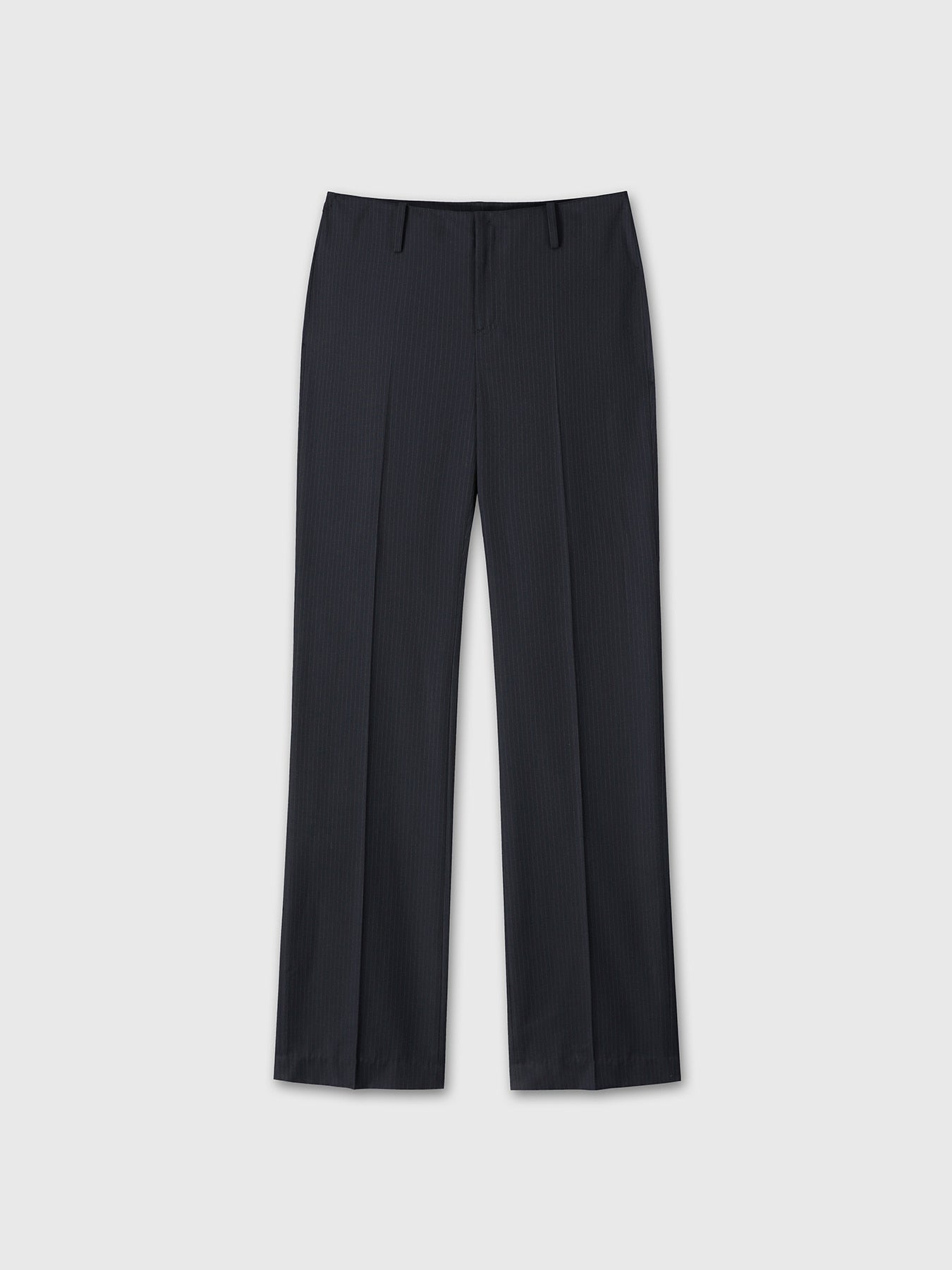 Tonywack - Wool Straight Trousers (Navy Pinstripe) product image 9 | TRAB K-Fashion Australia
