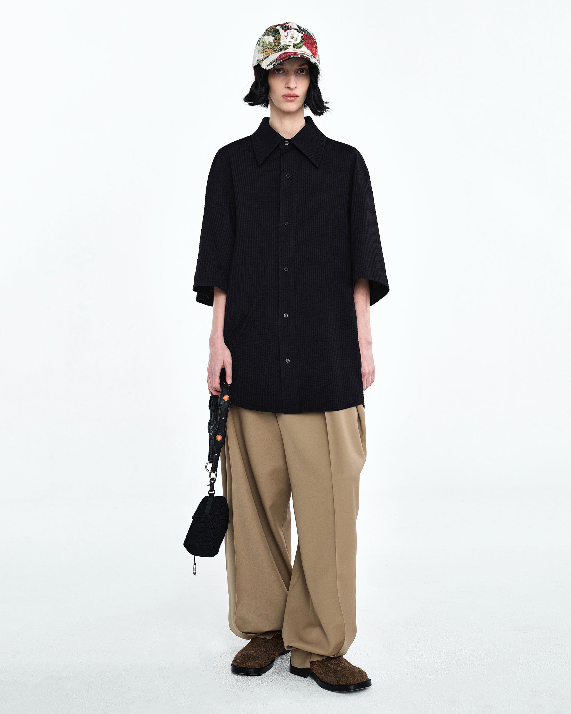 Ader Error - Cartif shirt (Noir) product image 1 | TRAB K-Fashion Australia
