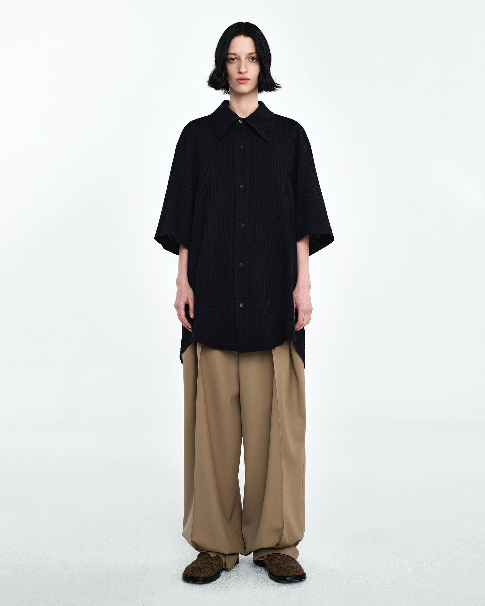 Ader Error - Cartif shirt (Noir) product image 3 | TRAB K-Fashion Australia