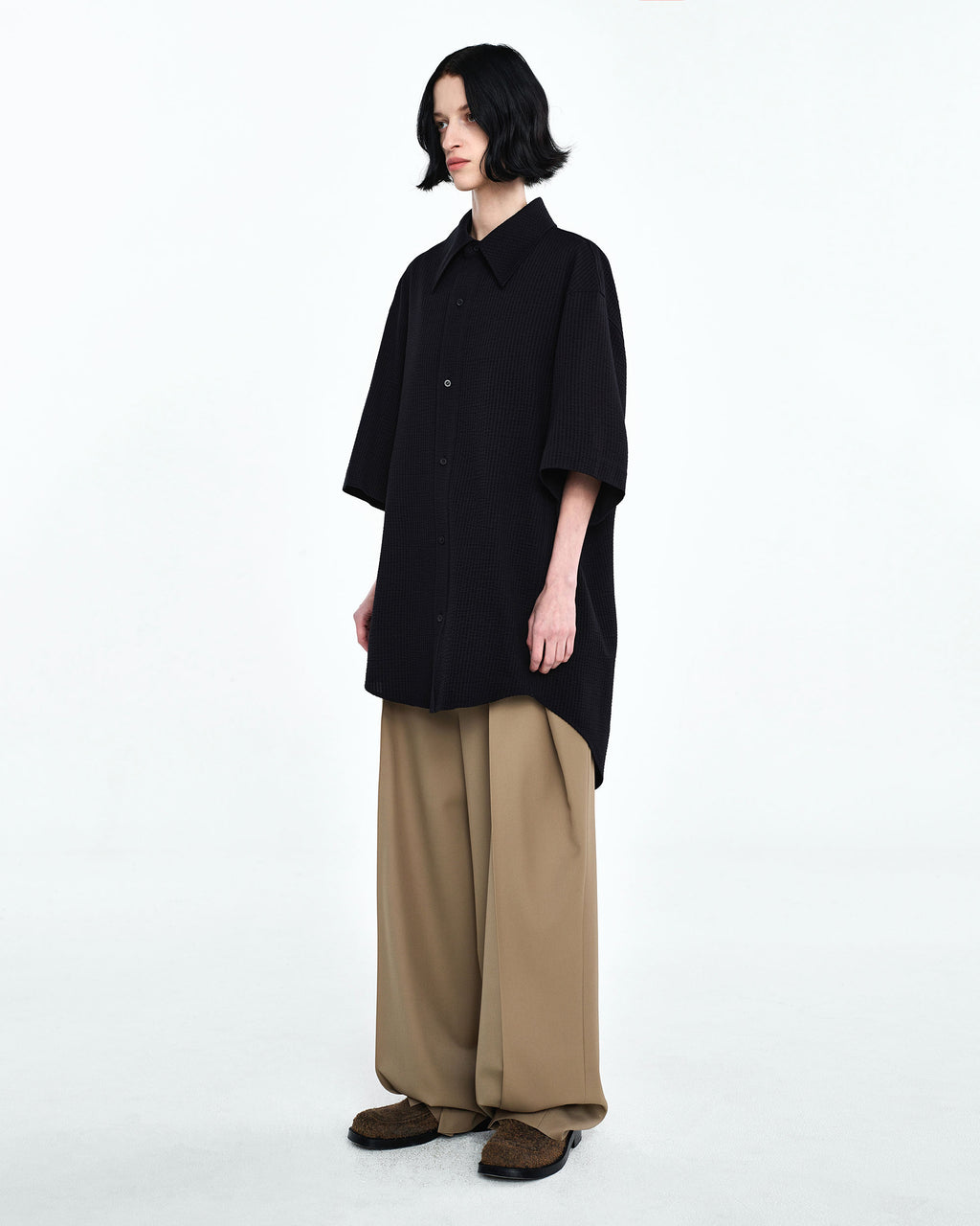 Ader Error - Cartif shirt (Noir) product image 4 | TRAB K-Fashion Australia