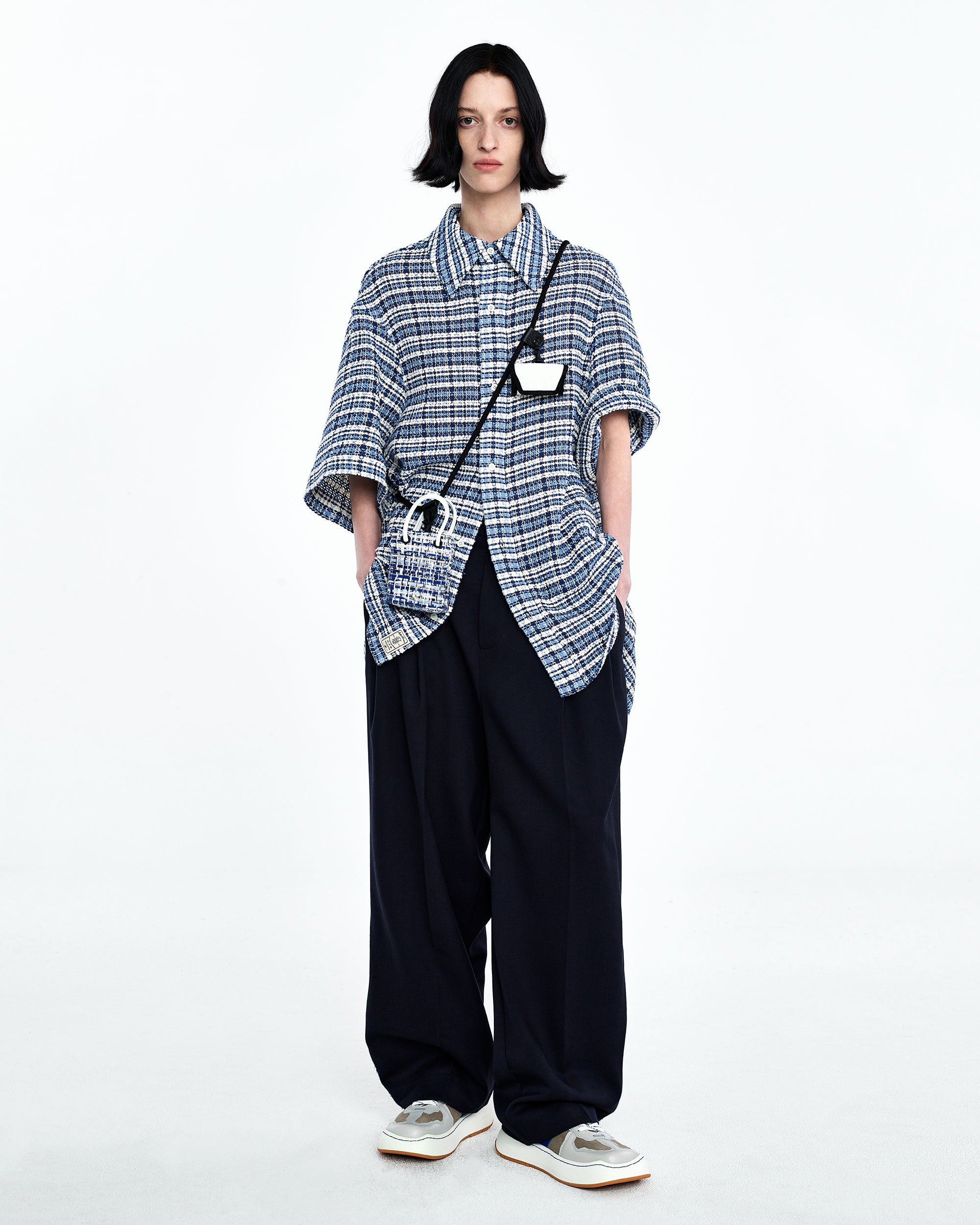 Ader Error - Cartif shirt (Z-Blue) product image 1 | TRAB K-Fashion Australia