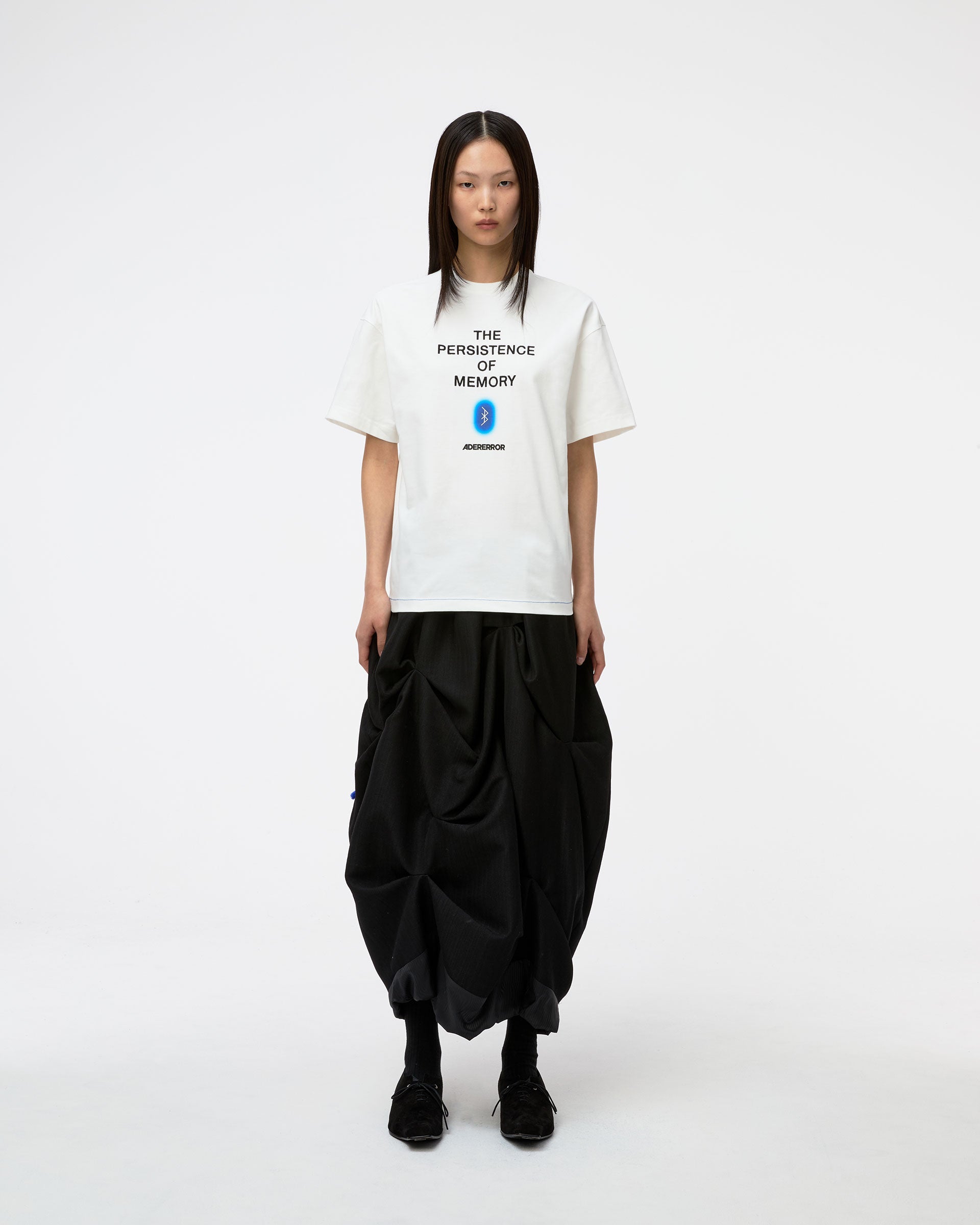 Ader Error - Blue net T-shirt Product. 49 (Off White) product image 2 | TRAB K-Fashion Australia