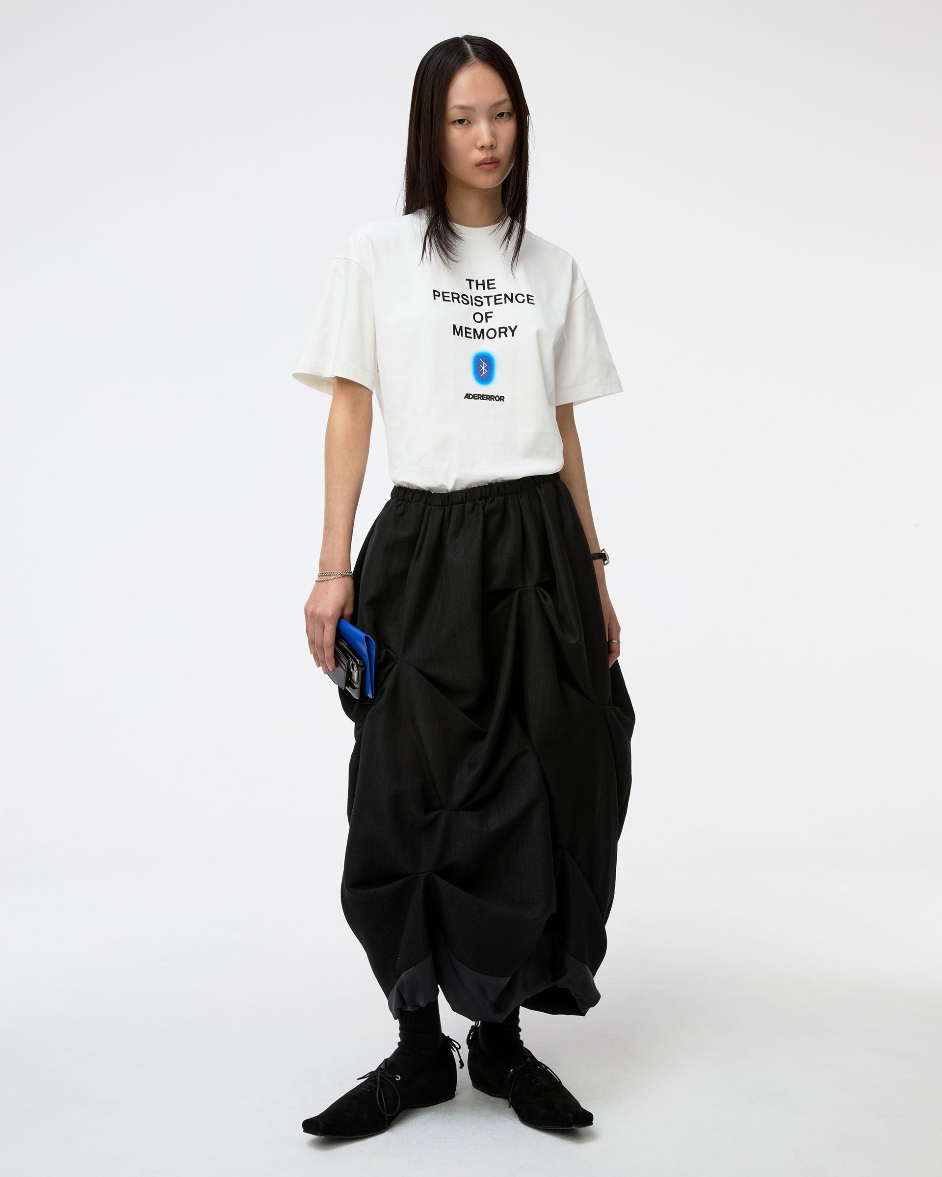 Ader Error - Blue net T-shirt Product. 49 (Off White) product image 5 | TRAB K-Fashion Australia