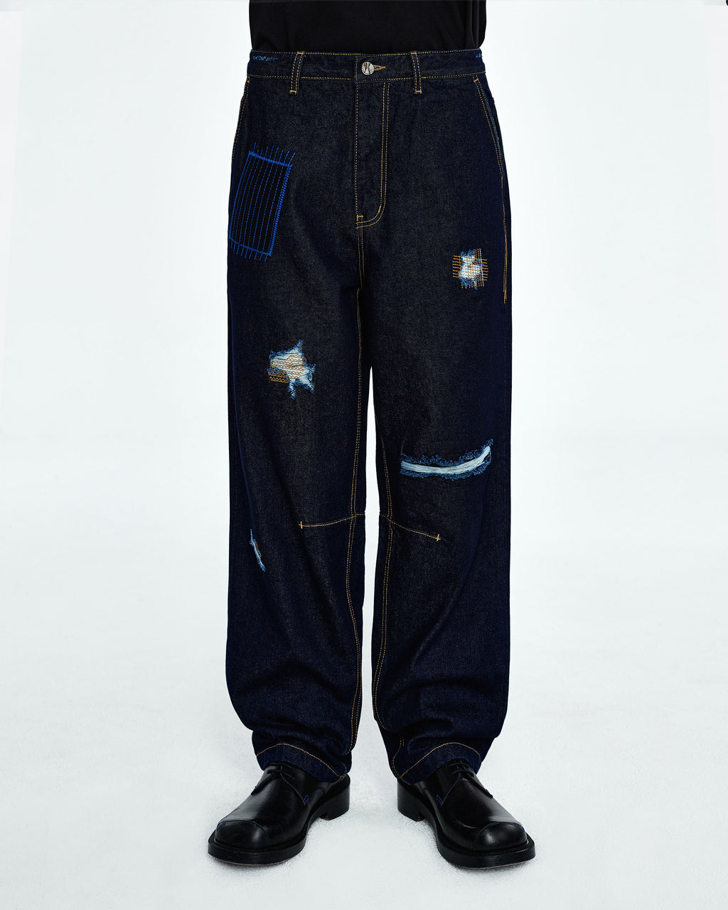 Ader Error - Mimik jeans (Dark navy) product image 2 | TRAB K-Fashion Australia