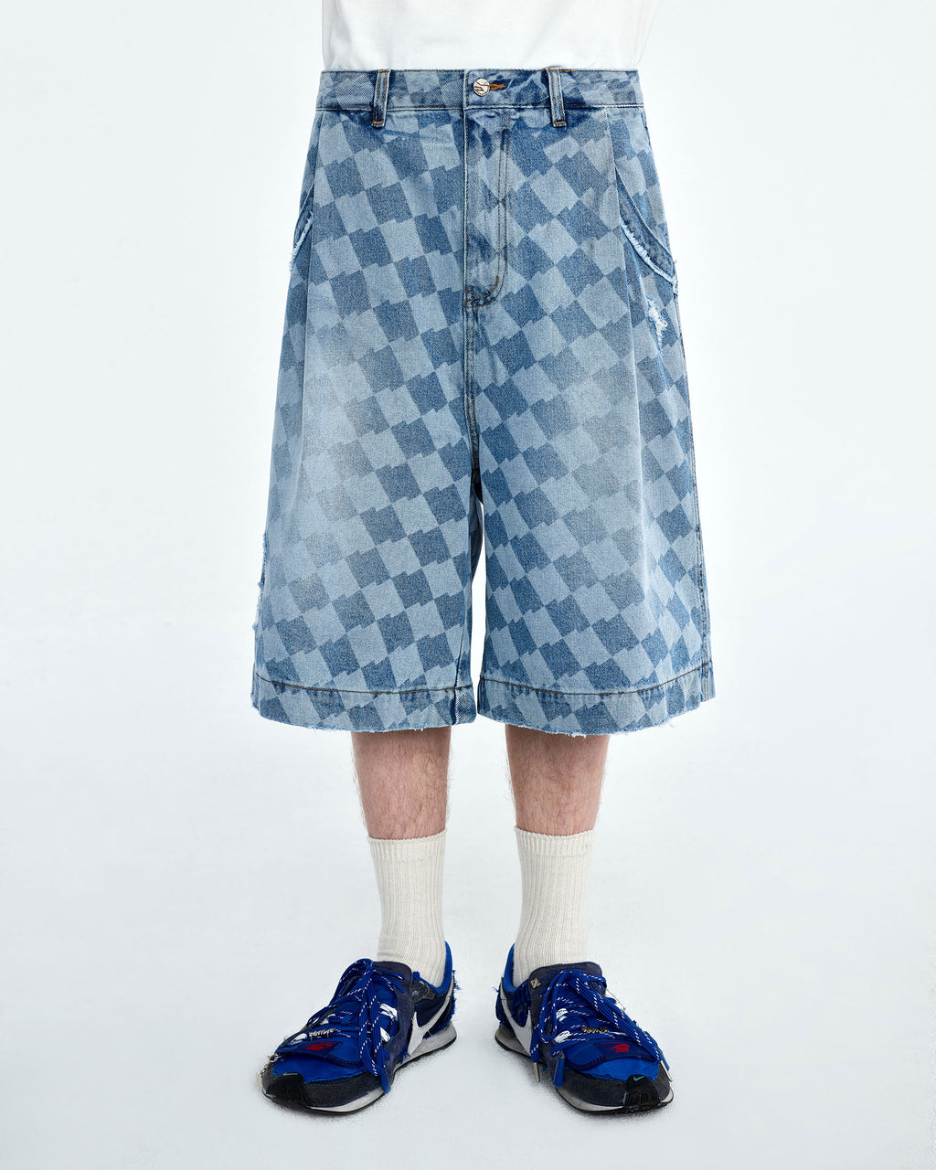 Ader Error - Tenit shorts jeans (Blue) product image 2 | TRAB K-Fashion Australia