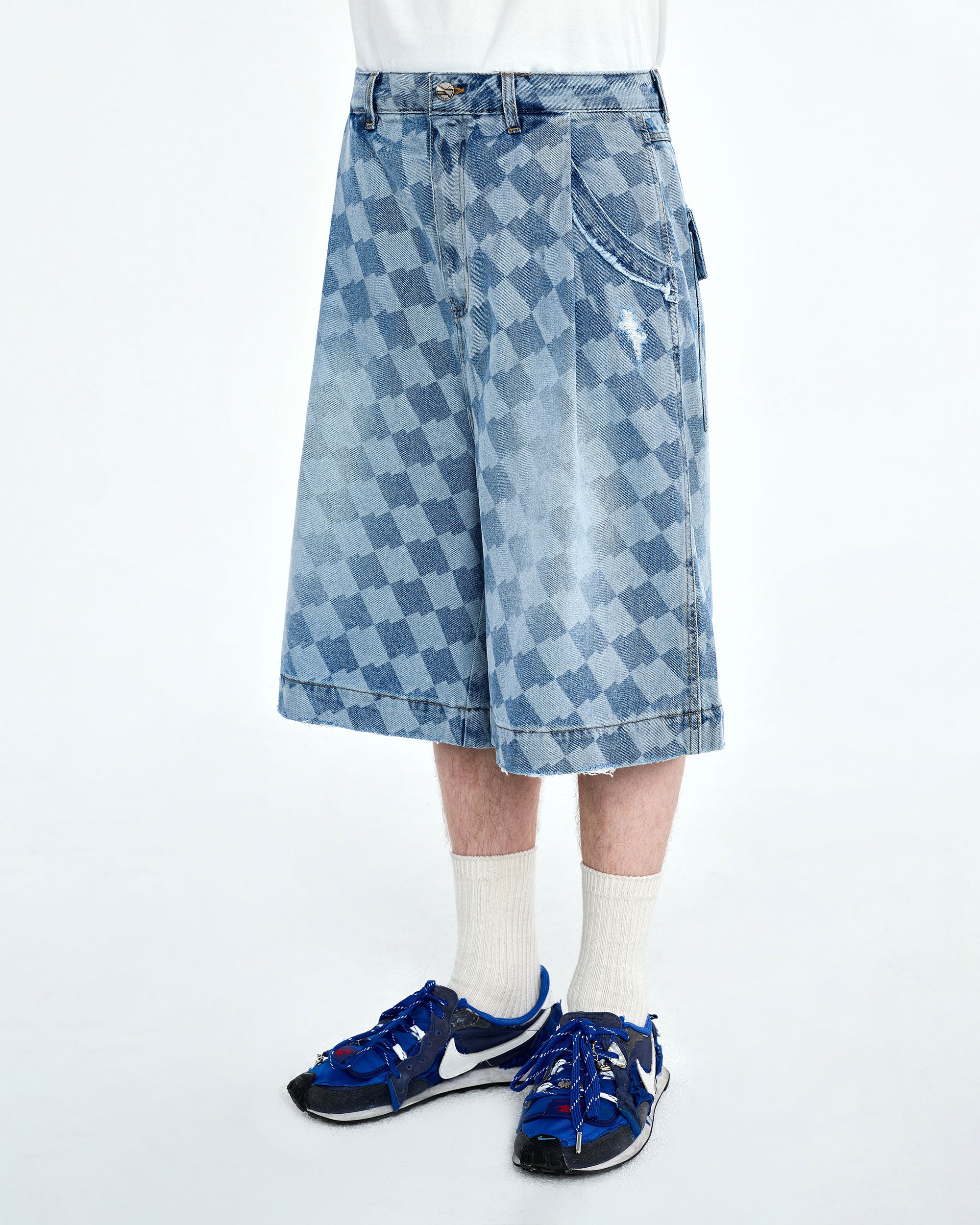 Ader Error - Tenit shorts jeans (Blue) product image 3 | TRAB K-Fashion Australia