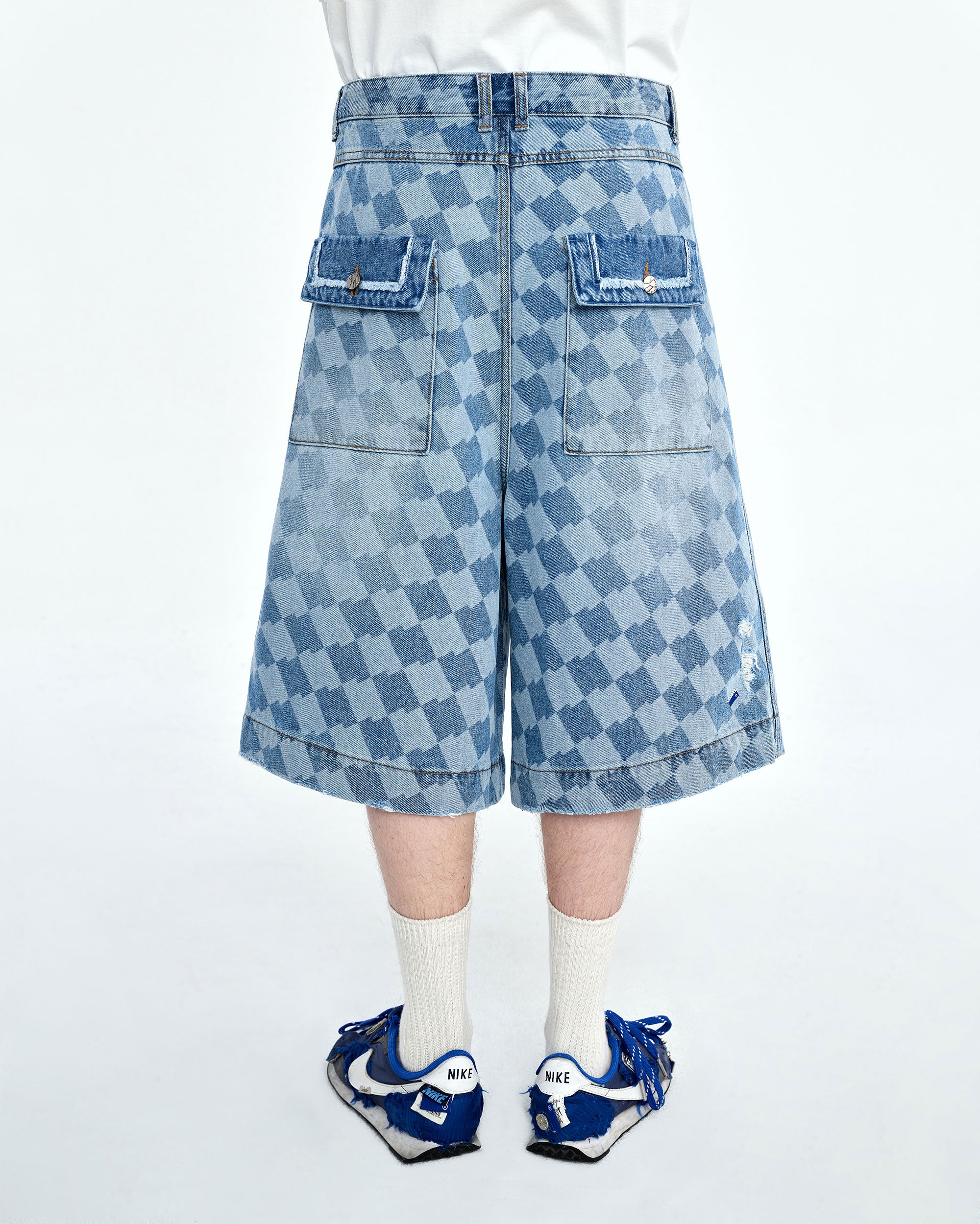 Ader Error - Tenit shorts jeans (Blue) product image 4 | TRAB K-Fashion Australia