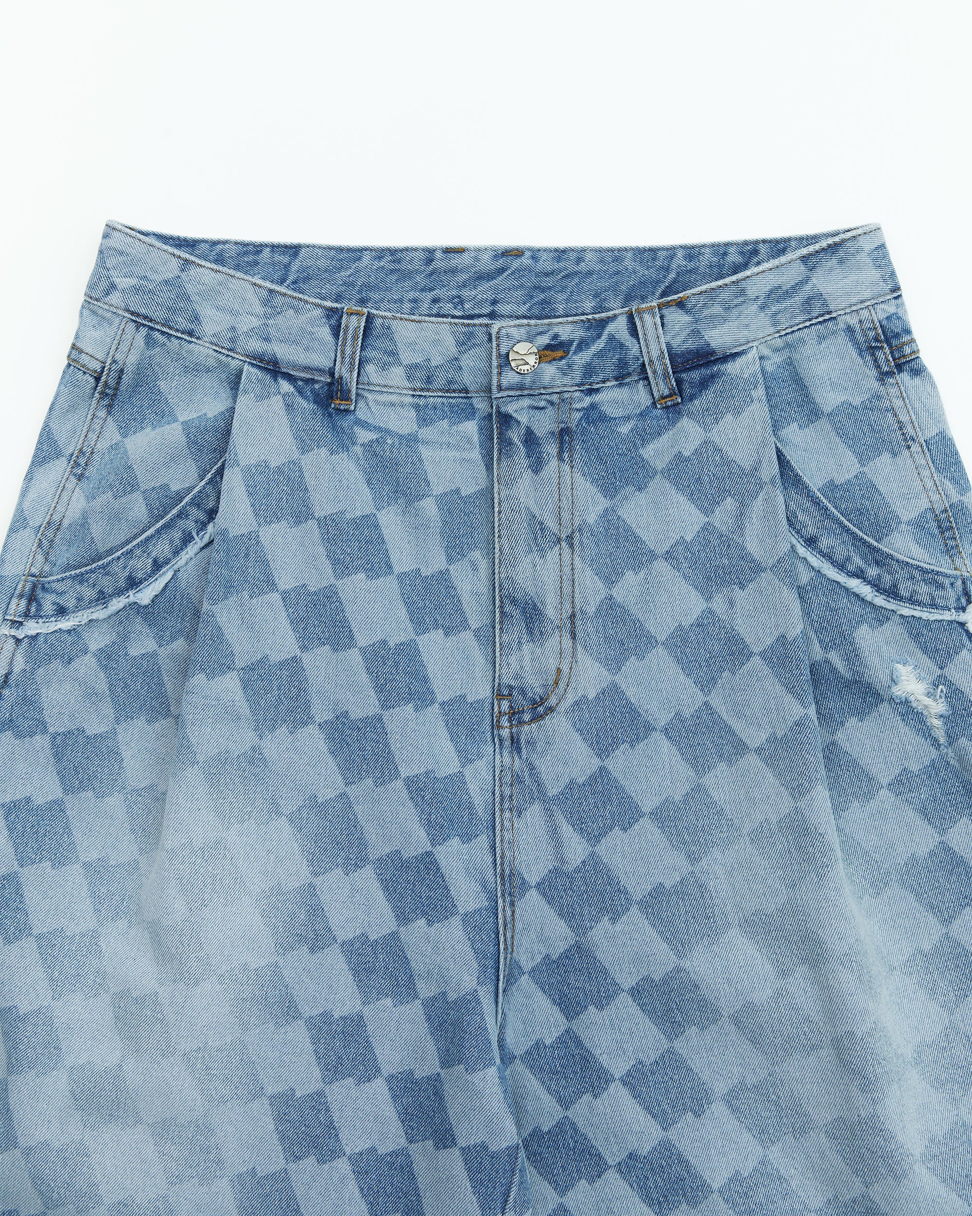Ader Error - Tenit shorts jeans (Blue) product image 5 | TRAB K-Fashion Australia