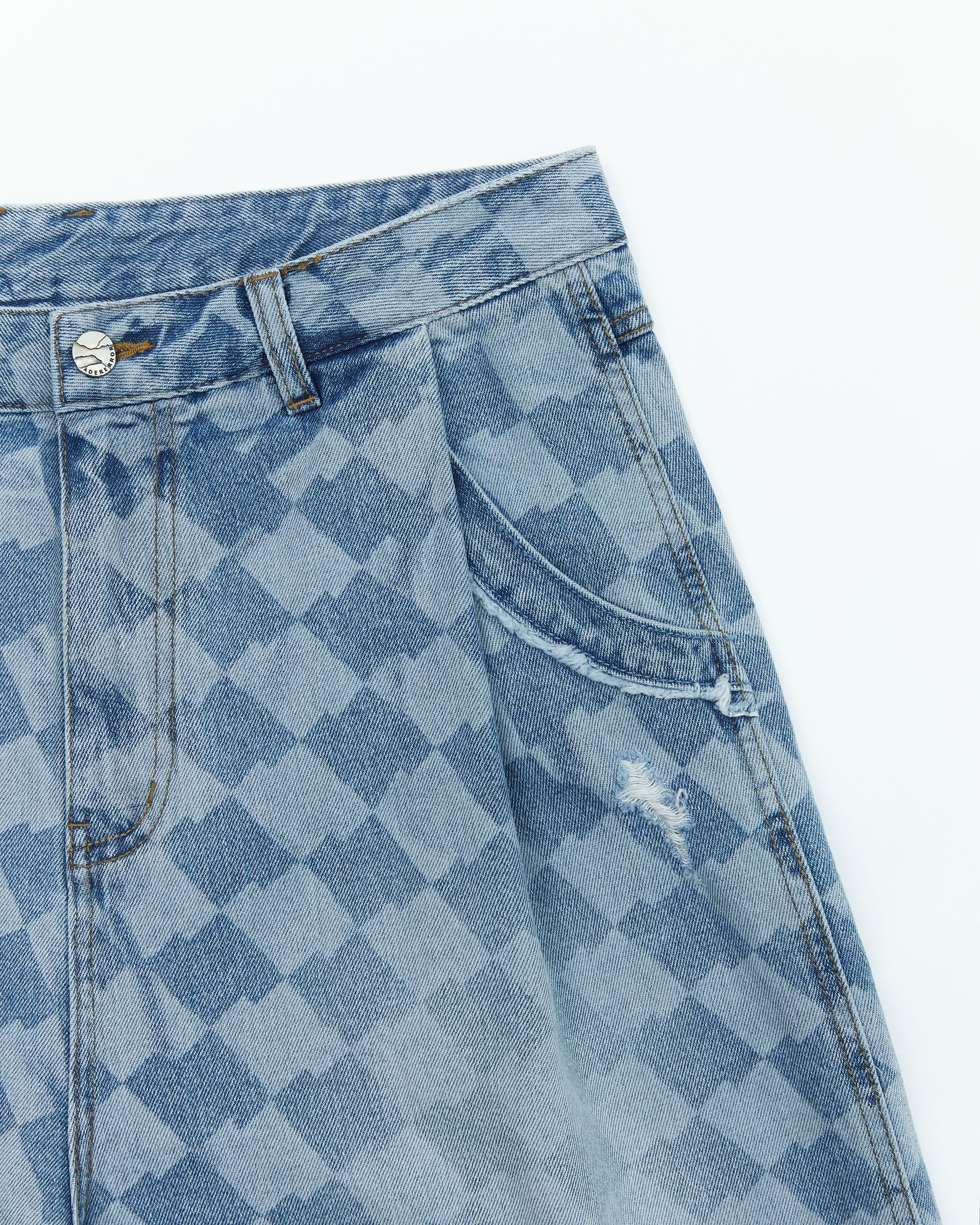 Ader Error - Tenit shorts jeans (Blue) product image 6 | TRAB K-Fashion Australia