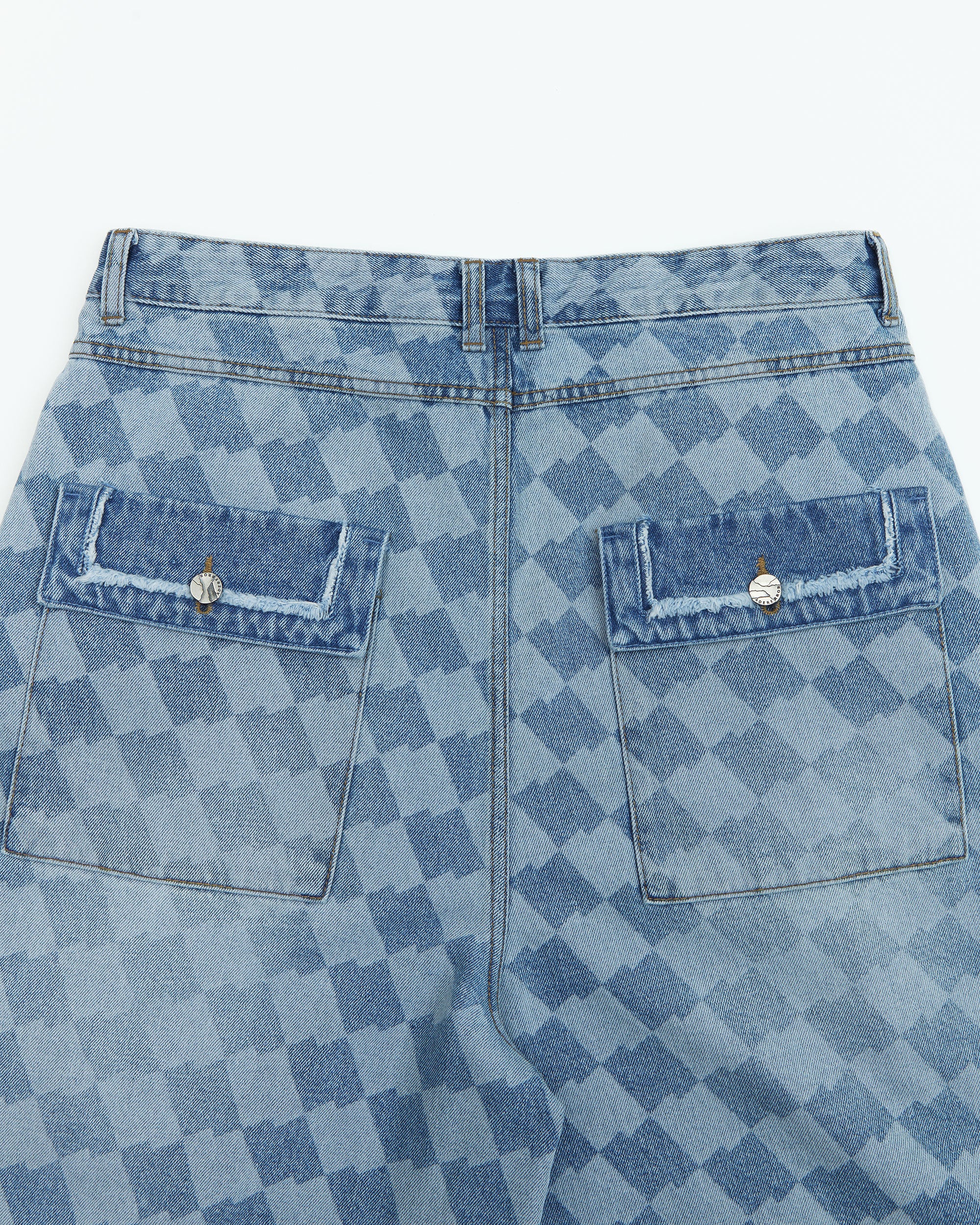 Ader Error - Tenit shorts jeans (Blue) product image 8 | TRAB K-Fashion Australia
