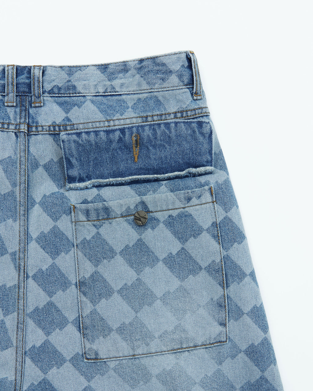 Ader Error - Tenit shorts jeans (Blue) product image 9 | TRAB K-Fashion Australia