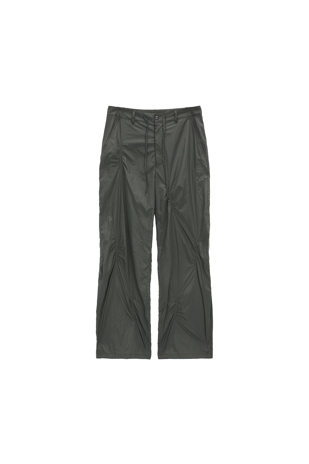 Matin Kim - Shirring Point Nylon Pants (Khaki) product image 1 | TRAB K-Fashion Australia