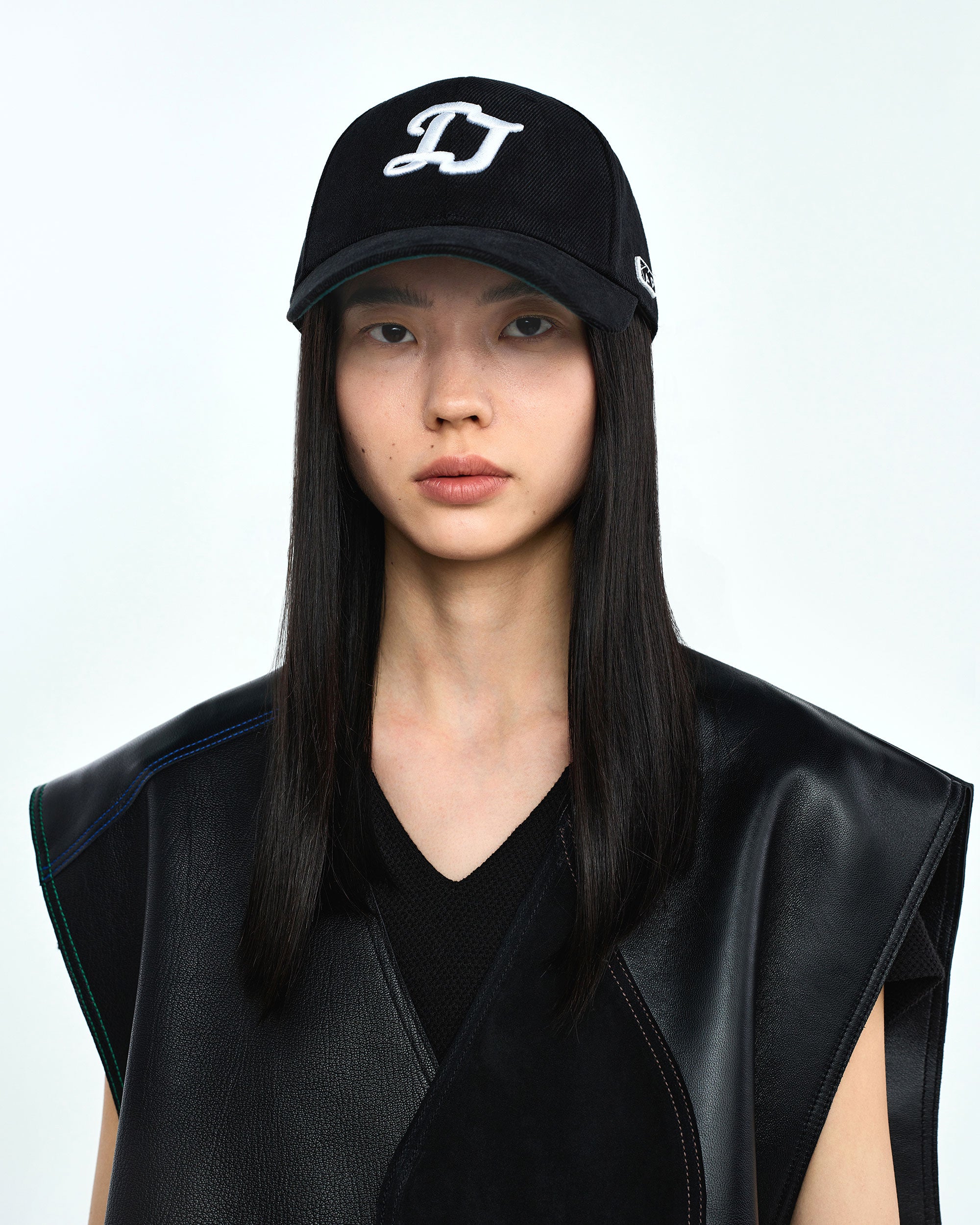 Ader Error - Cursive trs cap (Noir) product image 5 | TRAB K-Fashion Australia