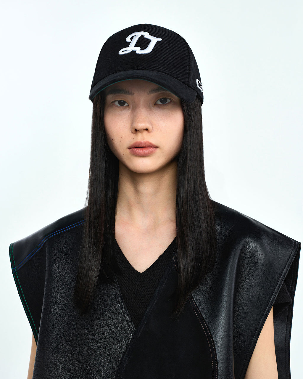 Ader Error - Cursive trs cap (Noir) product image 5 | TRAB K-Fashion Australia