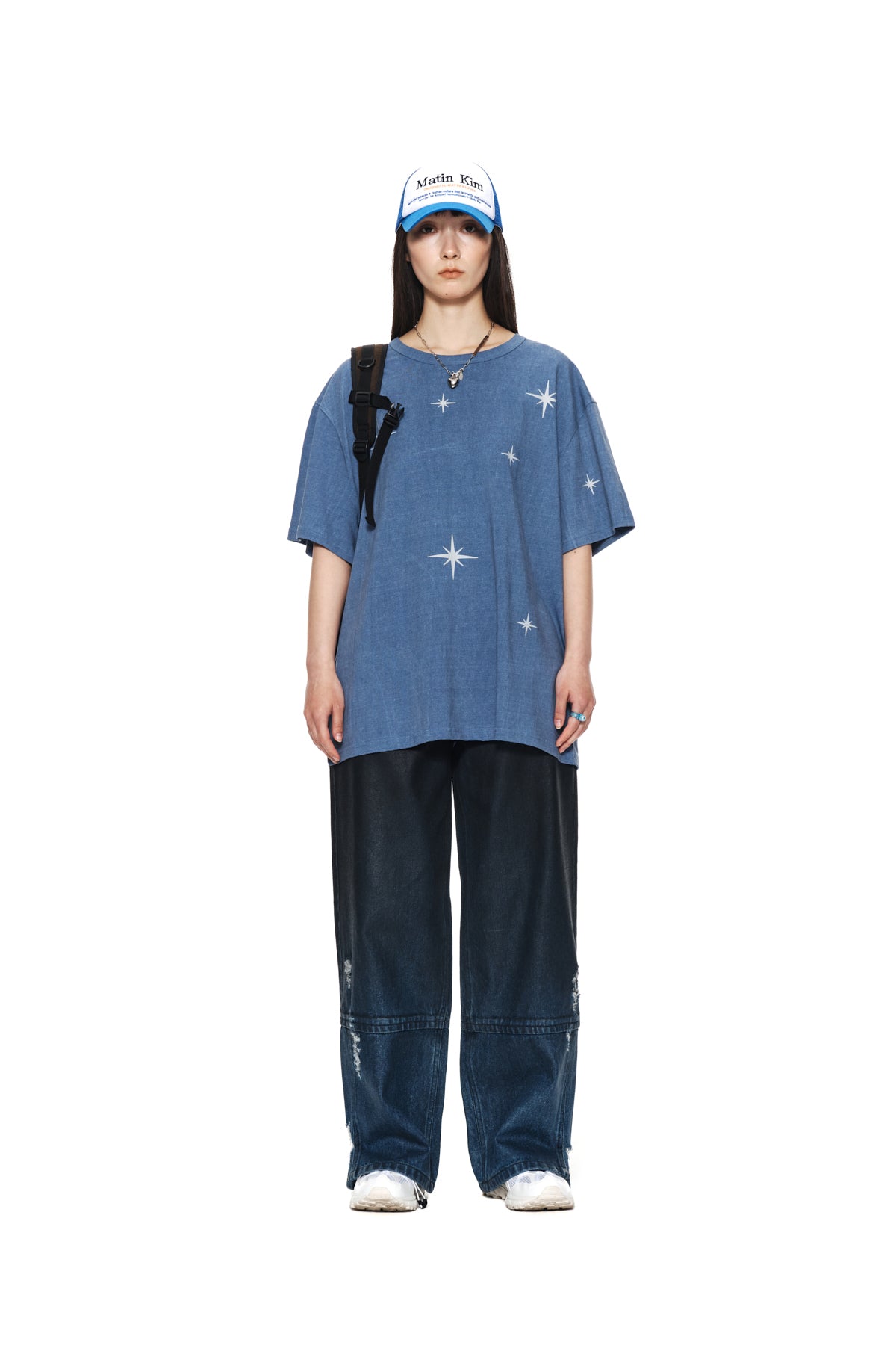 Matin Kim - Gradation Brush Denim Pants (Blue) product image 10 | TRAB K-Fashion Australia