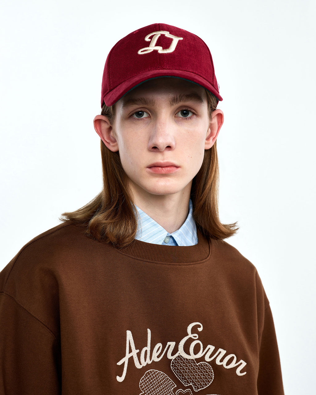Ader Error - Cursive trs cap (Red) product image 5 | TRAB K-Fashion Australia