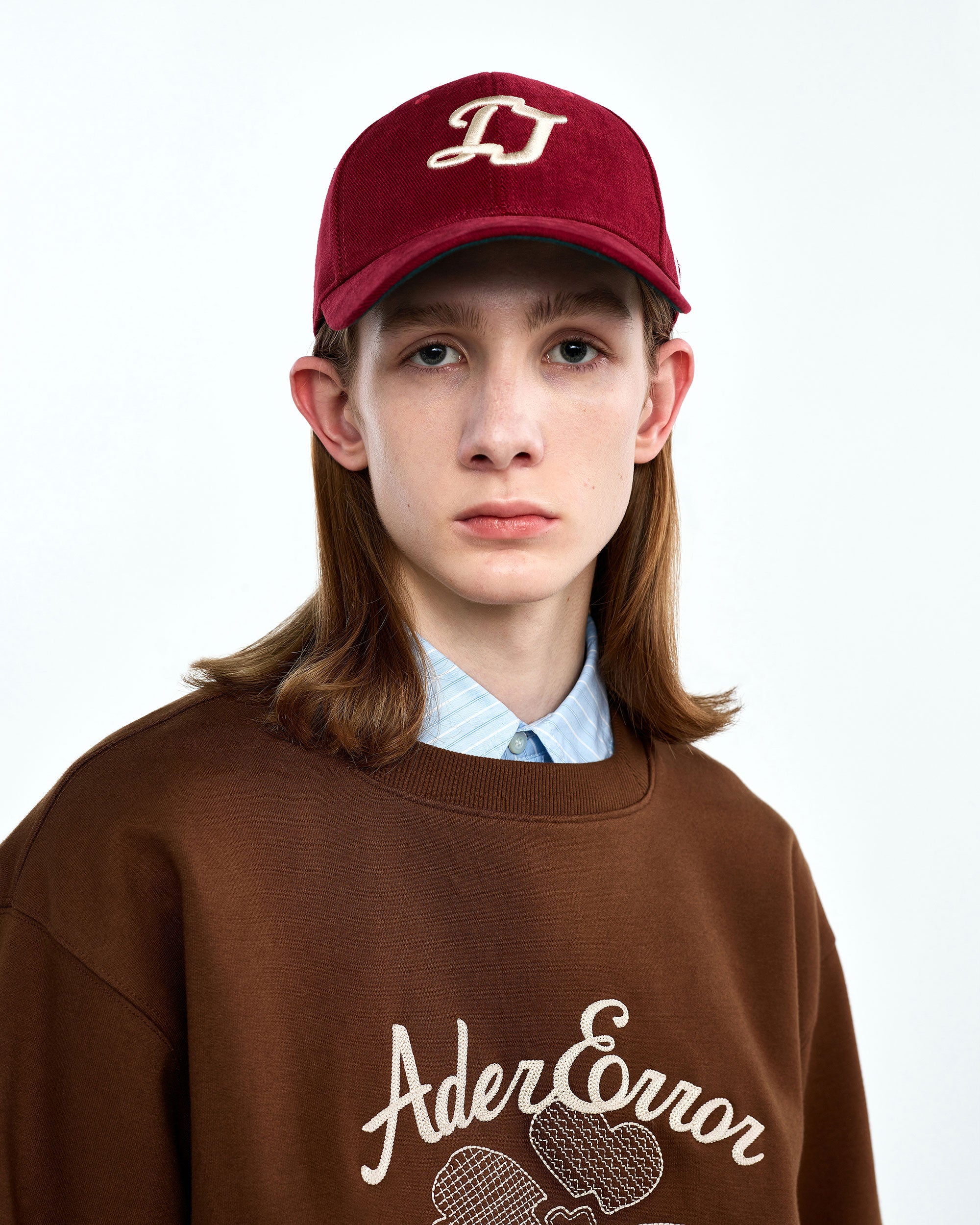Ader Error - Cursive trs cap (Red) product image 5 | TRAB K-Fashion Australia