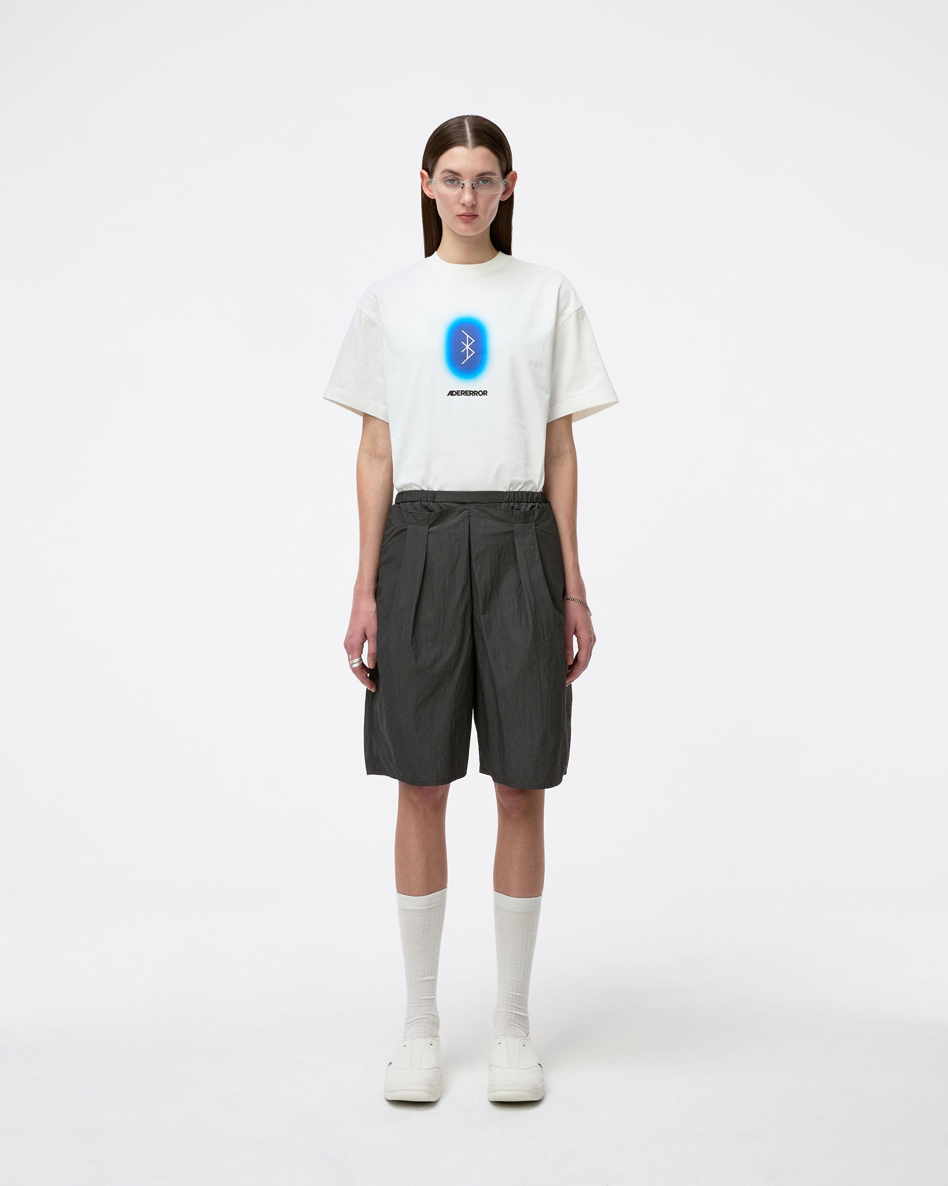 Ader Error - Blue net T-shirt Product. 51 (Off White) product image 1 | TRAB K-Fashion Australia