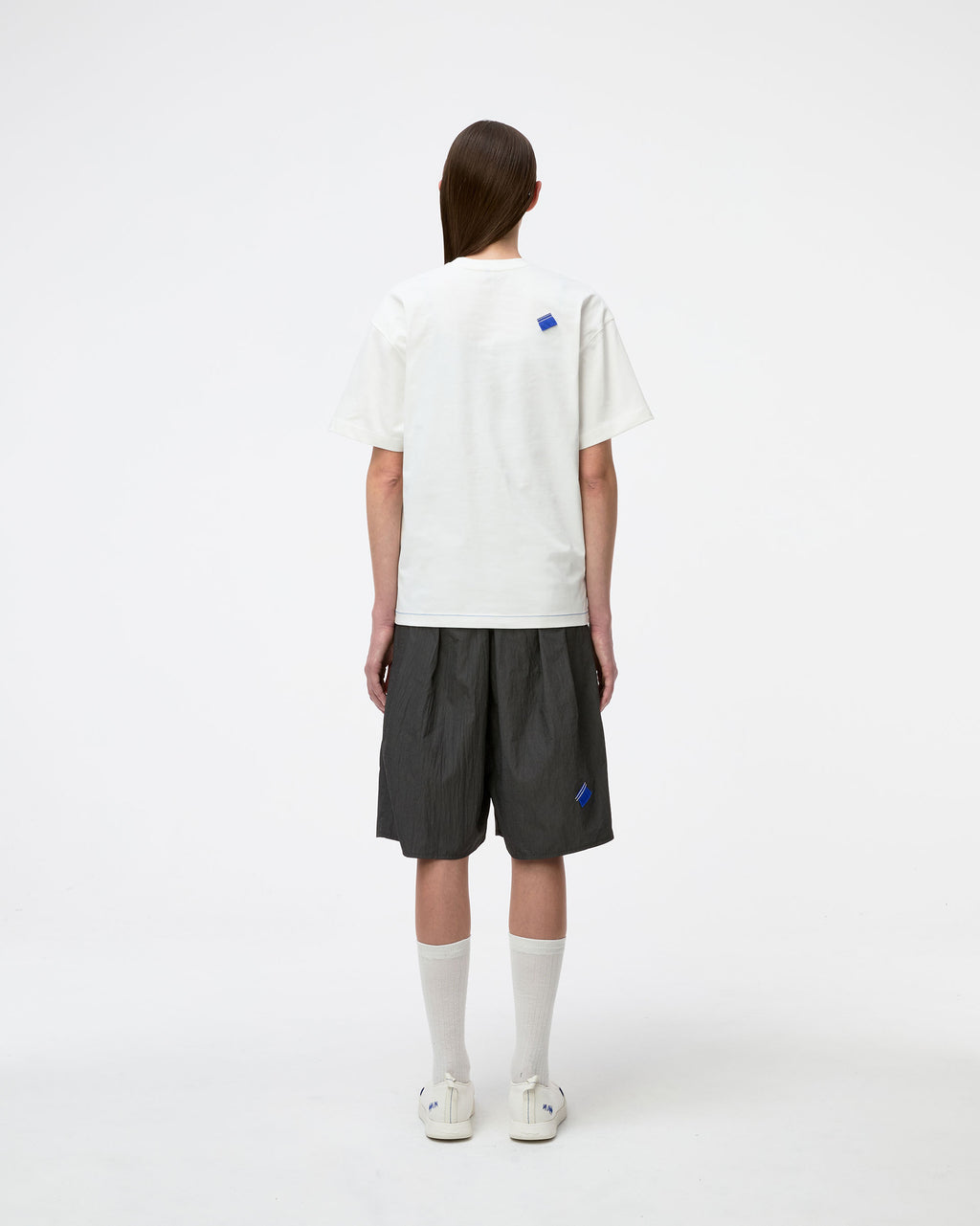 Ader Error - Blue net T-shirt Product. 51 (Off White) product image 3 | TRAB K-Fashion Australia