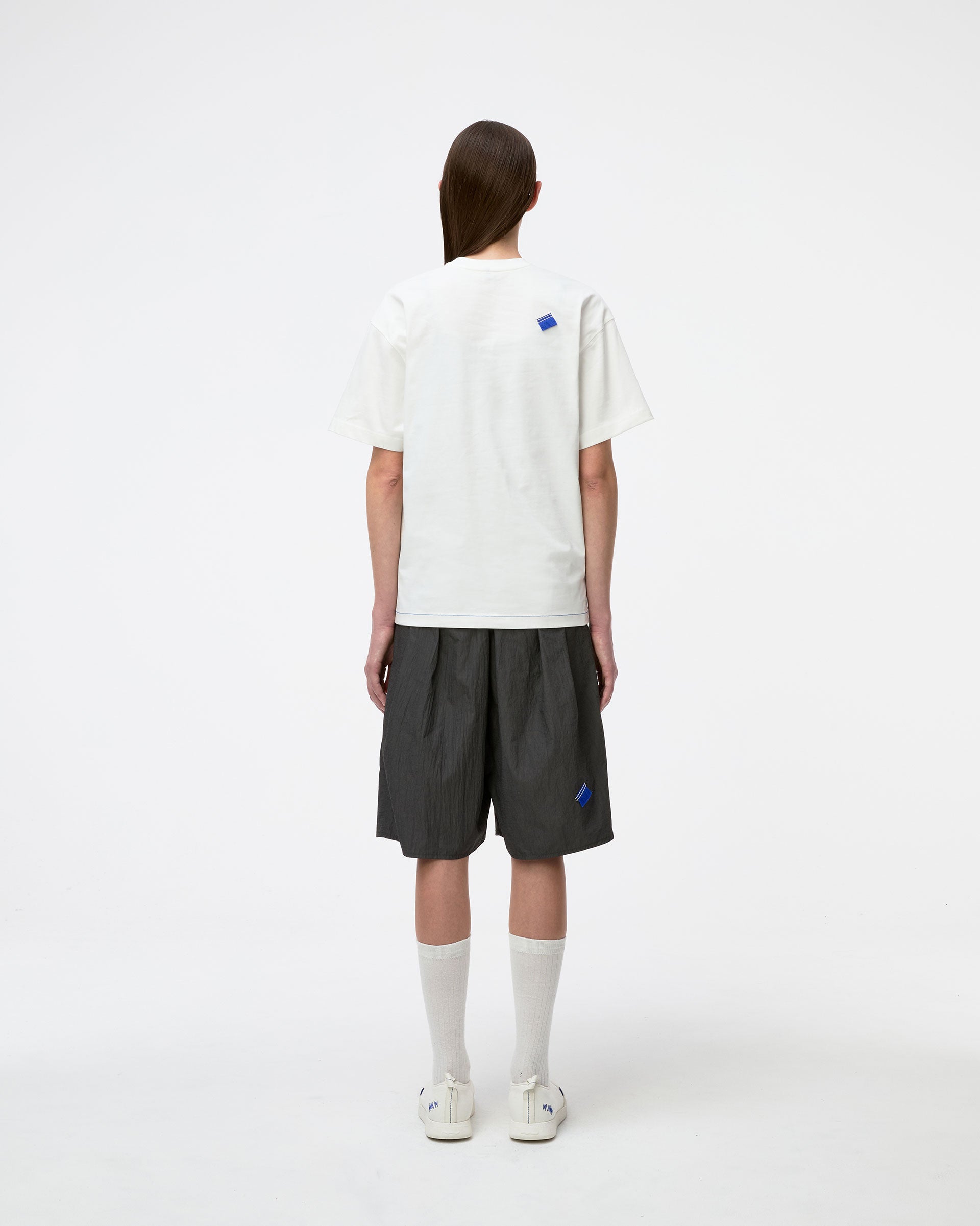 Ader Error - Blue net T-shirt Product. 51 (Off White) product image 3 | TRAB K-Fashion Australia