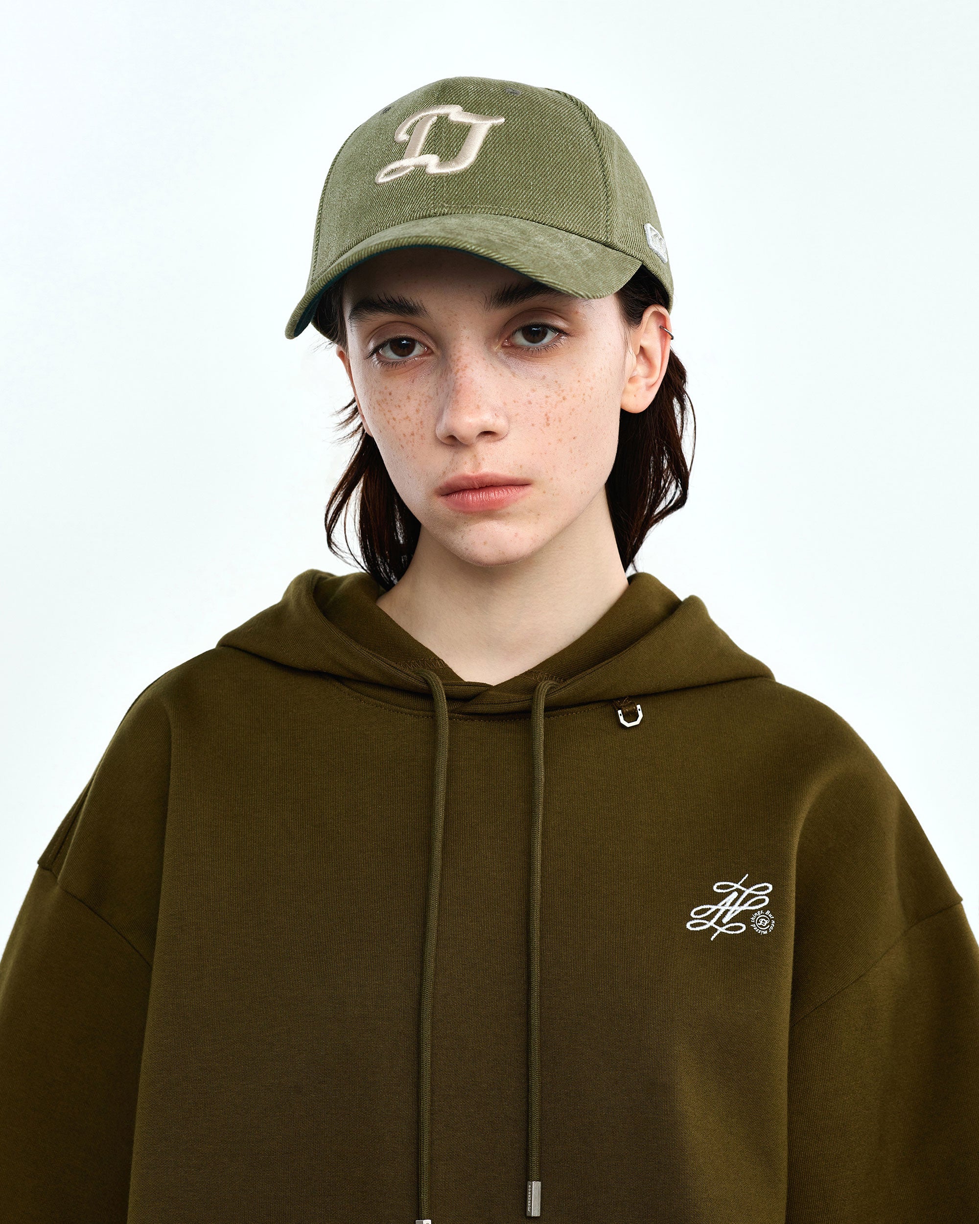 Ader Error - Cursive trs cap (Khaki) product image 5 | TRAB K-Fashion Australia